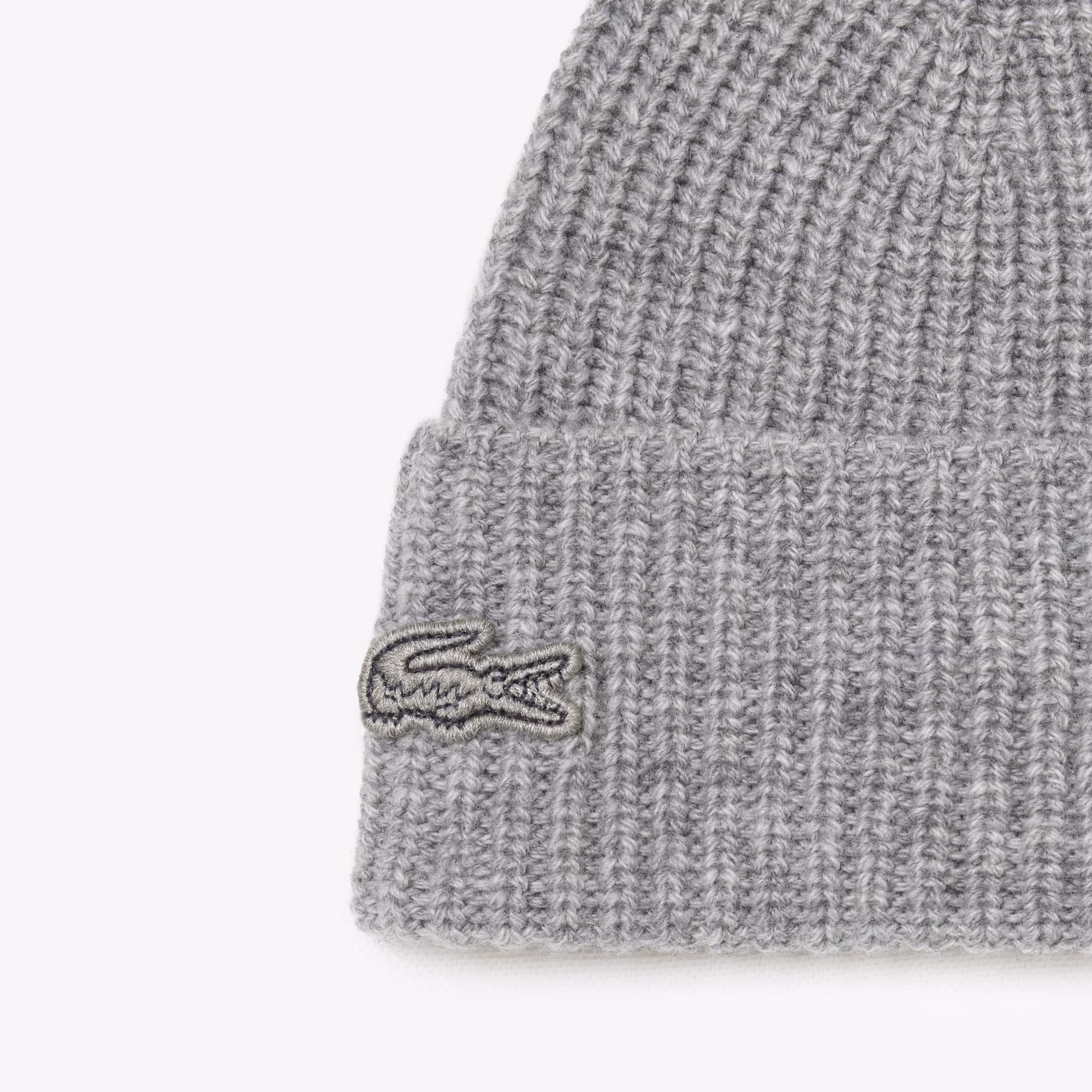 Unisex Ribbed Wool Crocodile Graphic Beanie