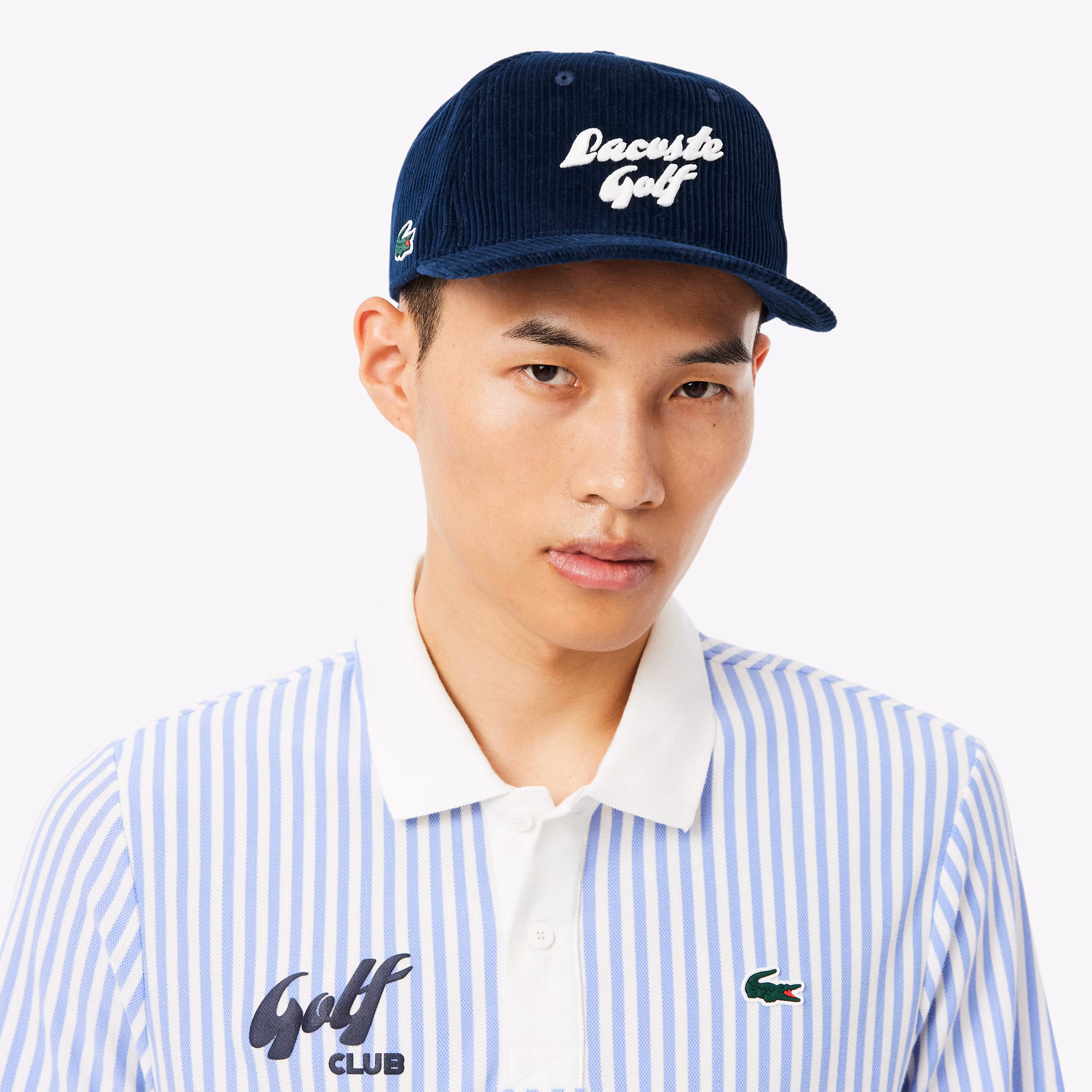 Men's Embroidered Corduroy Golf Cap
