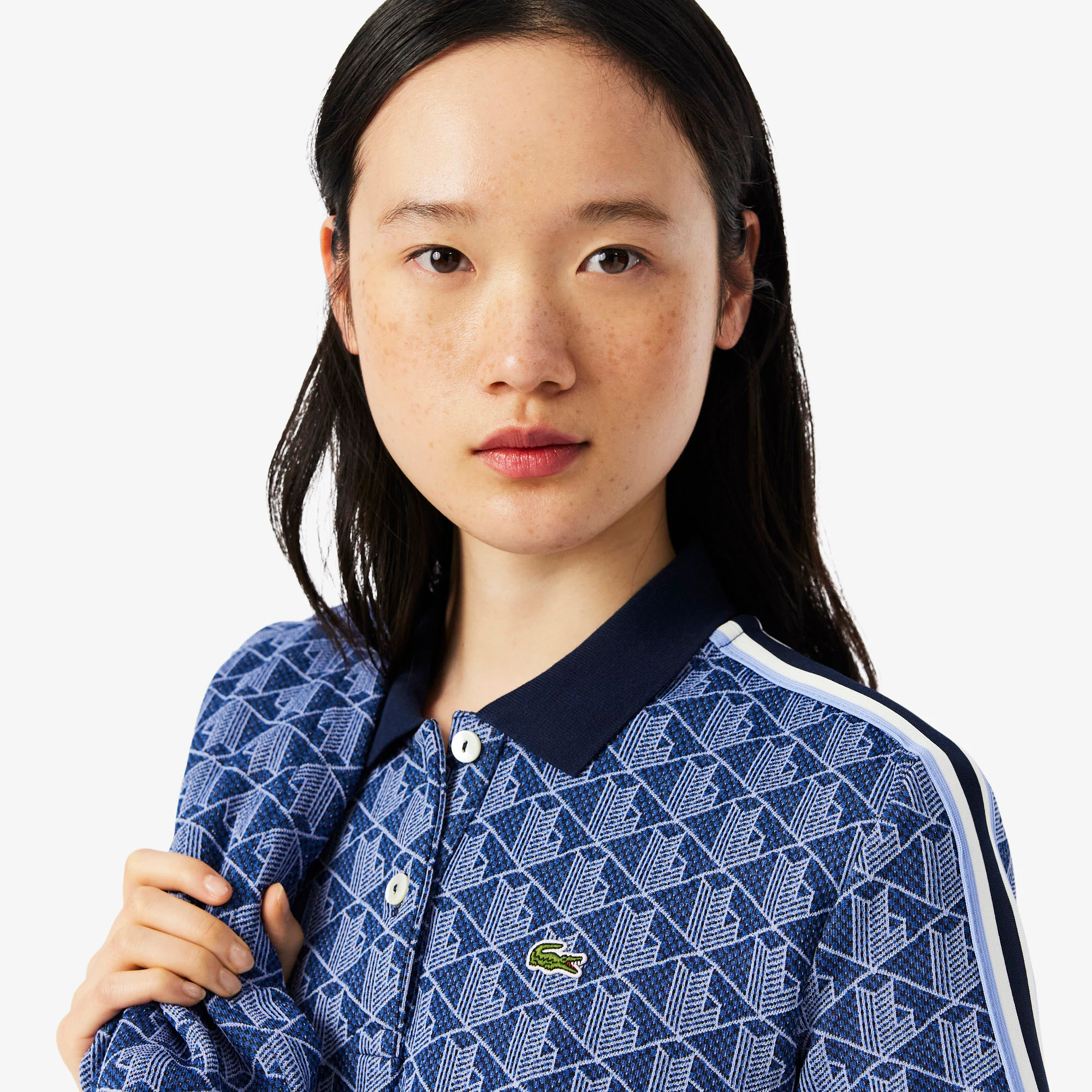 Women's Slim Fit Monogram Polo