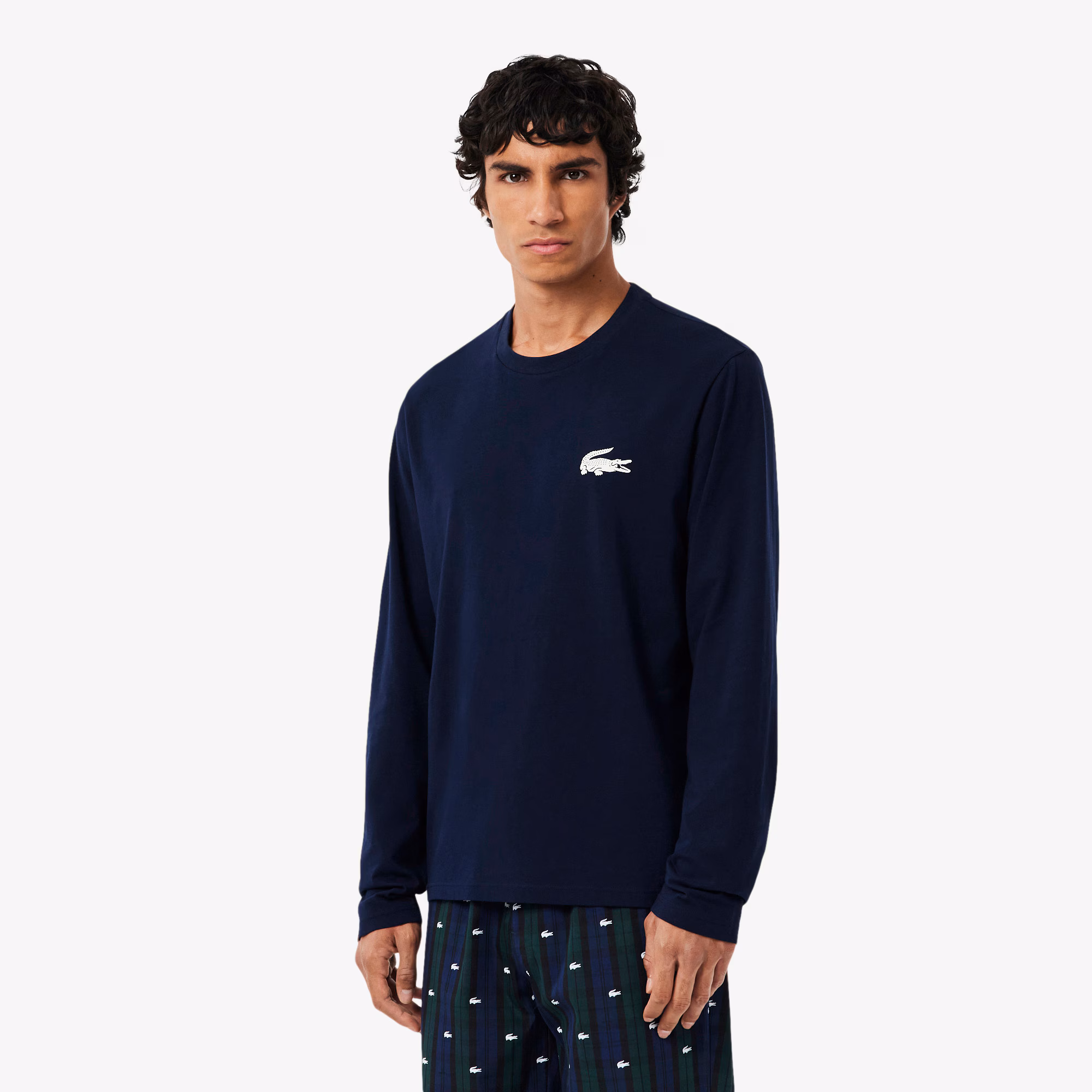 Men's Cotton Plaid Pajama Set