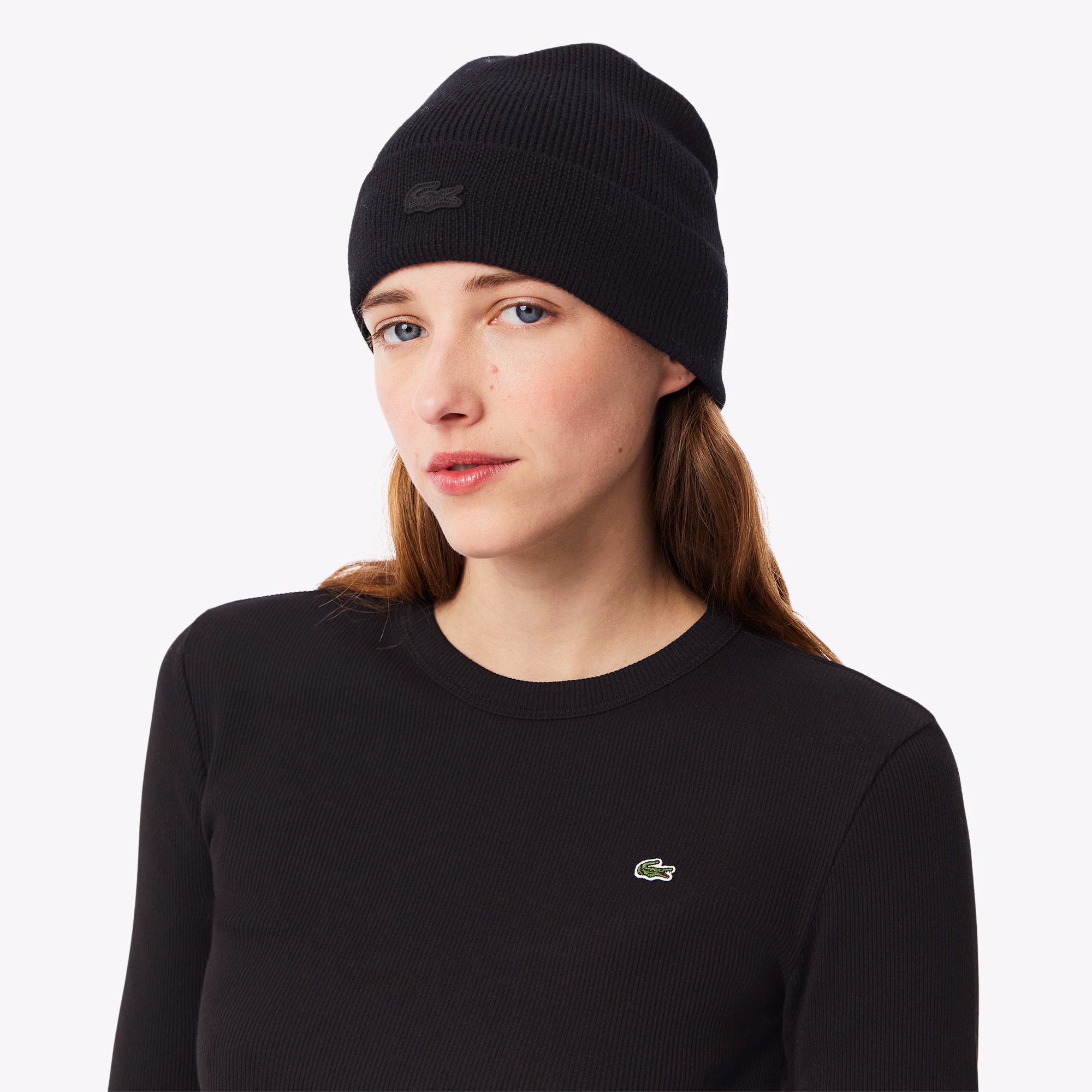 Women's Slim Fit Ribbed Cotton T-Shirt