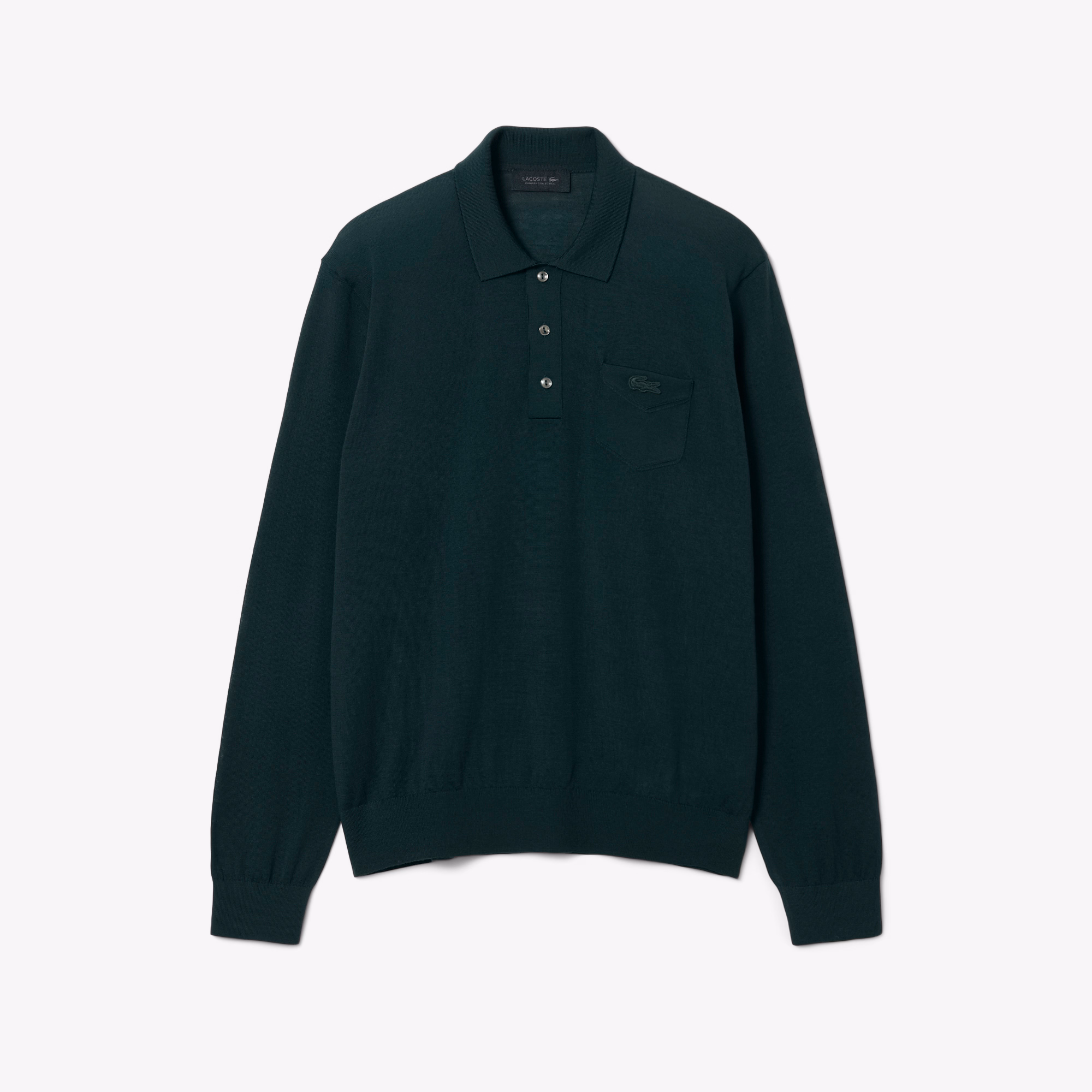 Runway Polo Collar Merino Wool Sweater