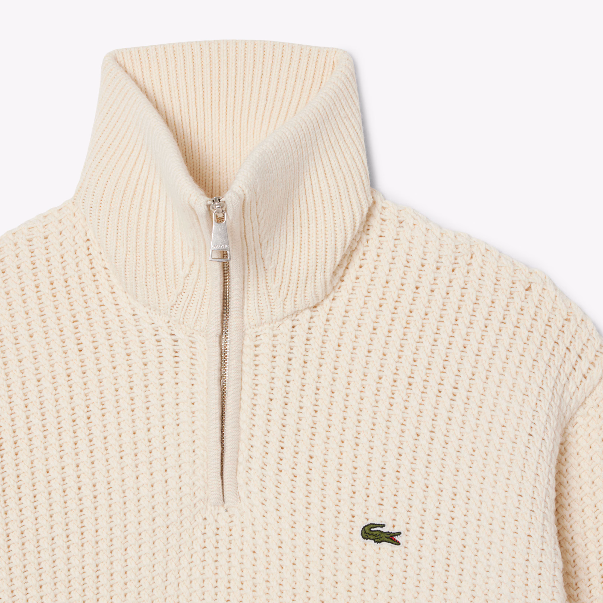 Men's Half-Zip Heavy Wool Sweater