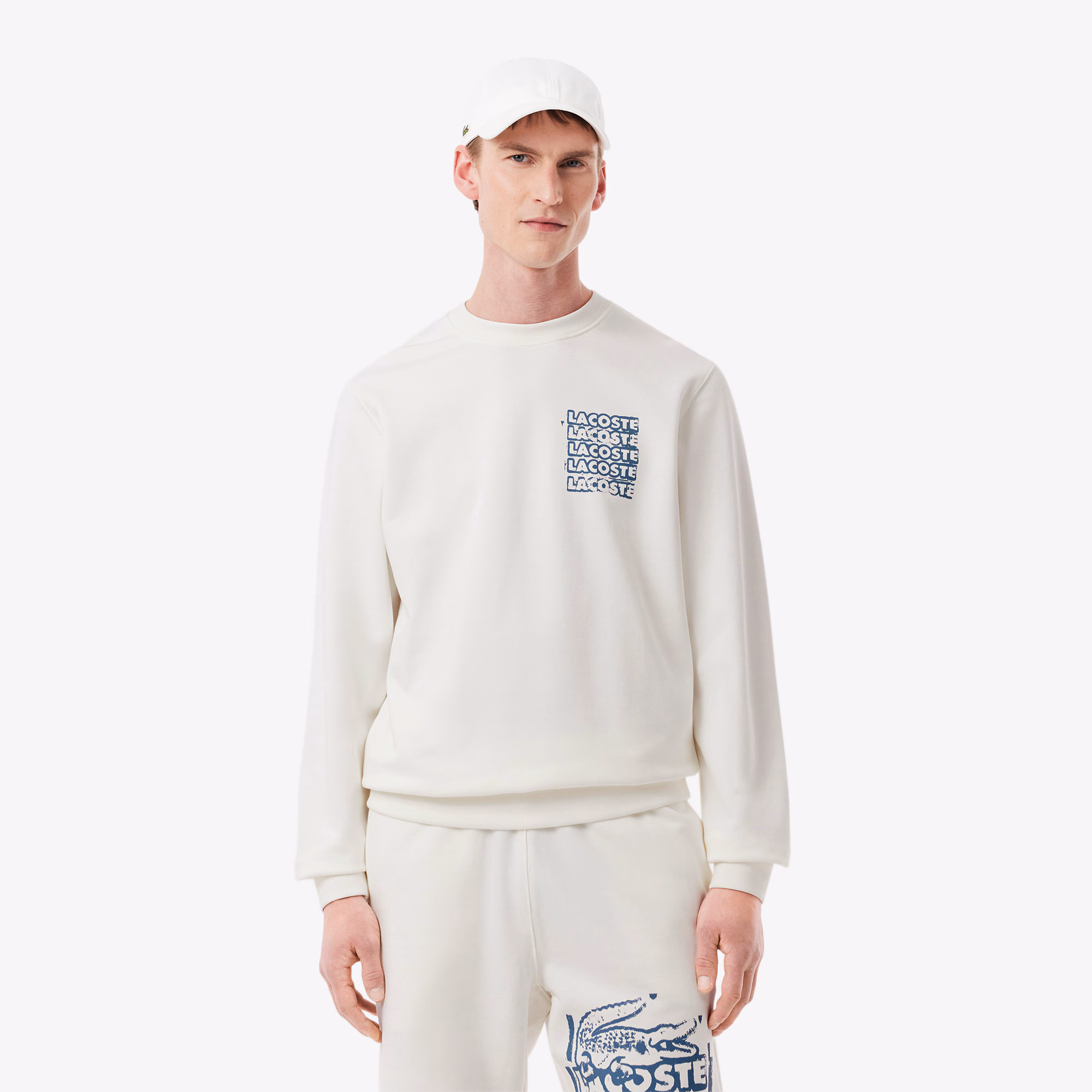 Men's Graphic Print Fleece Sweatshirt