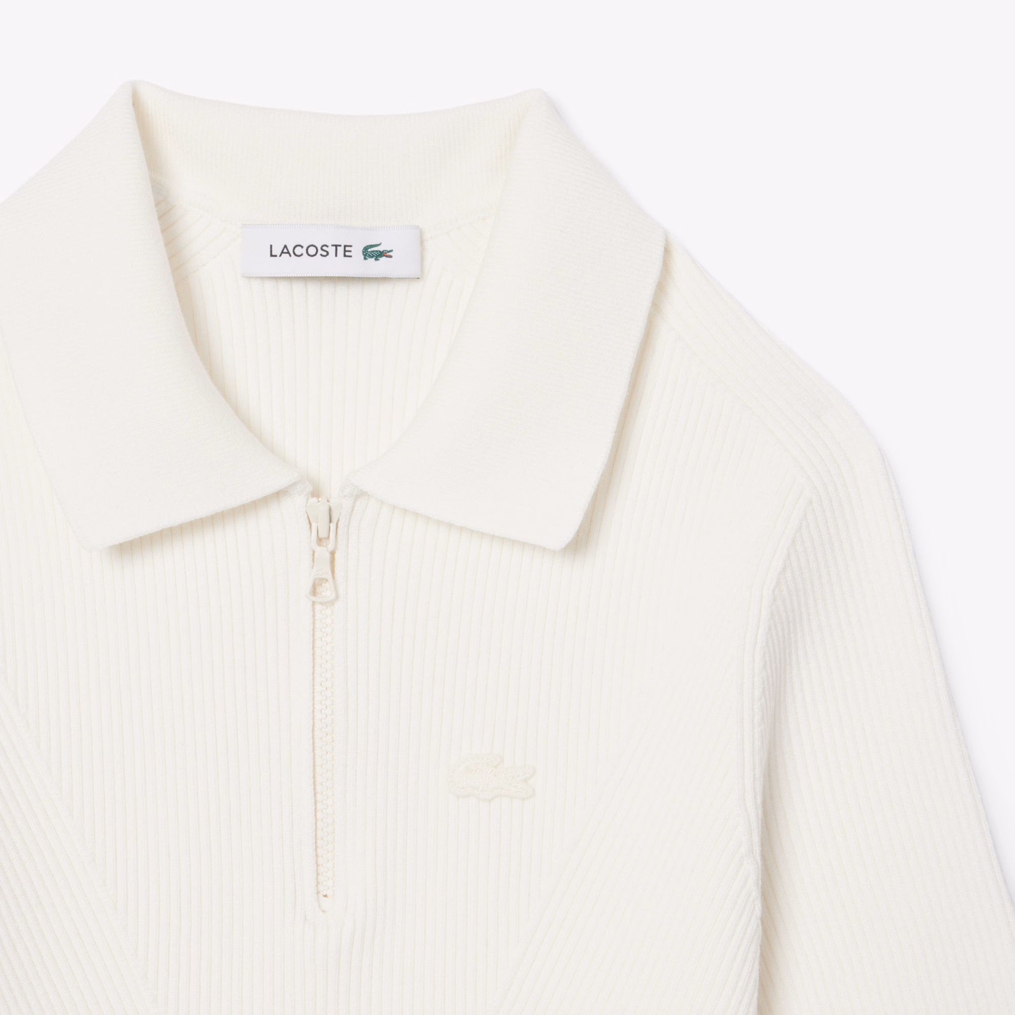 Women's 3D Ribbed Knit Polo