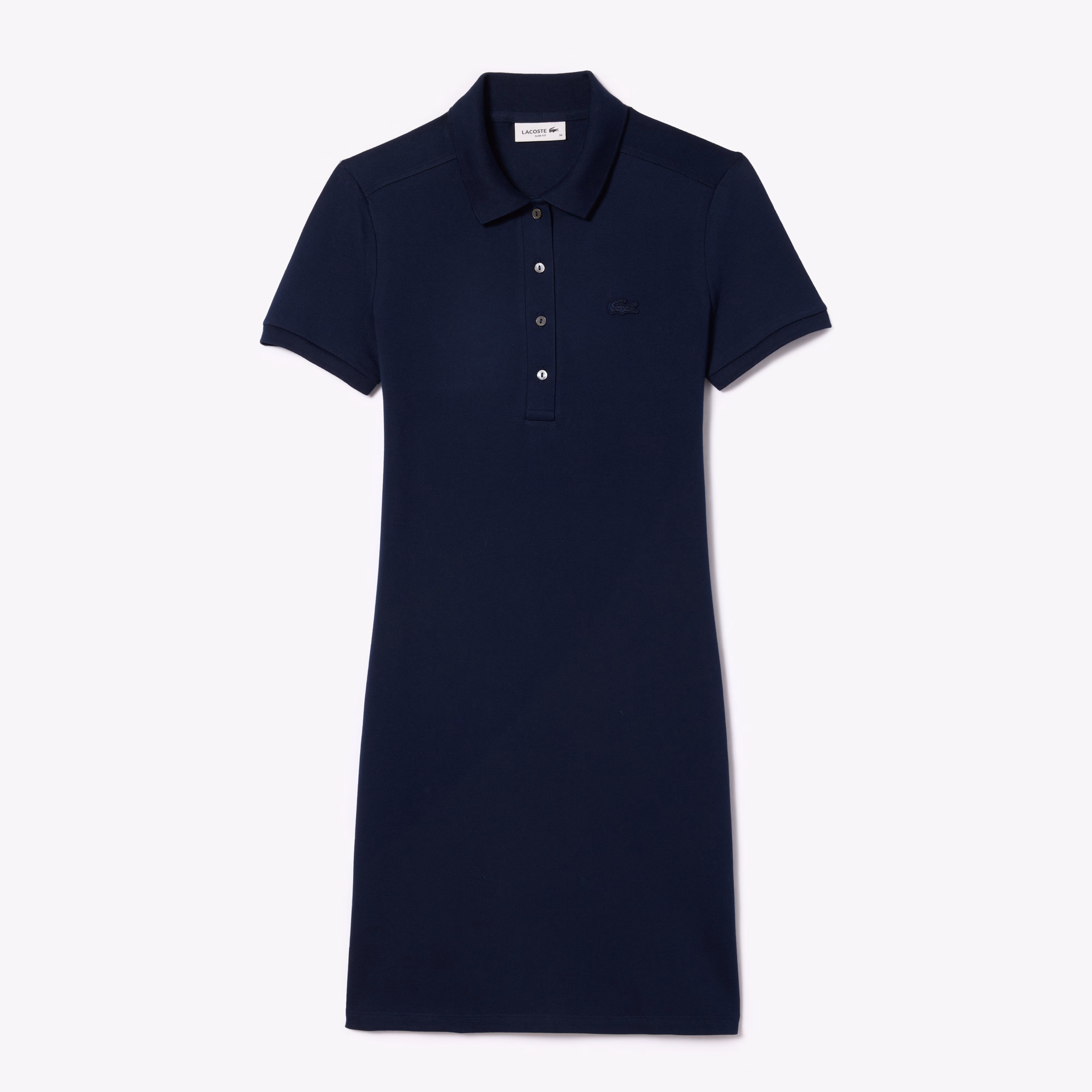 Women's Slim Fit Stretch Mini Piqué Polo Dress