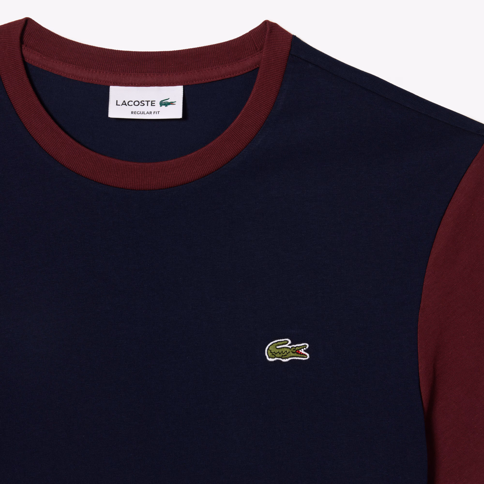 Men's Regular Fit Cotton Colorblock T-Shirt