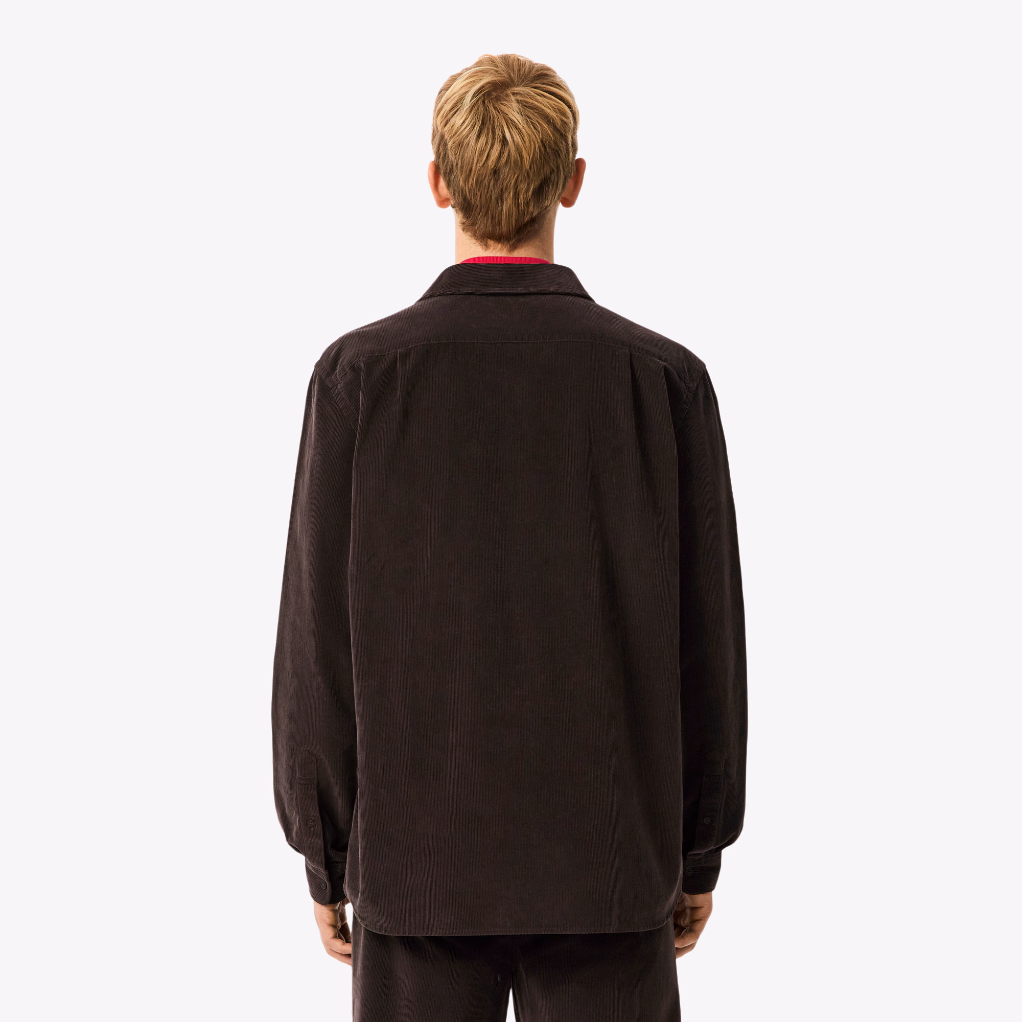 Men's Regular Fit Velour Shirt