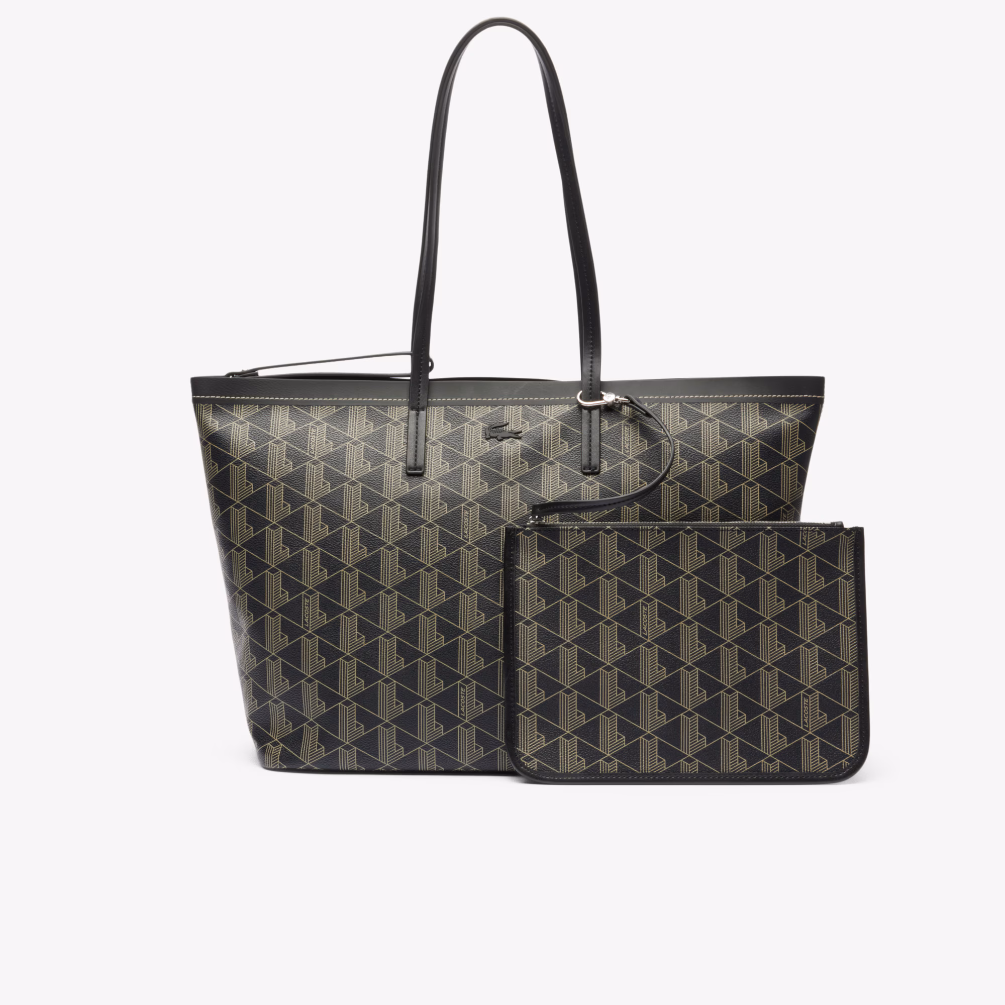 Zely Grained Tote & Pouch