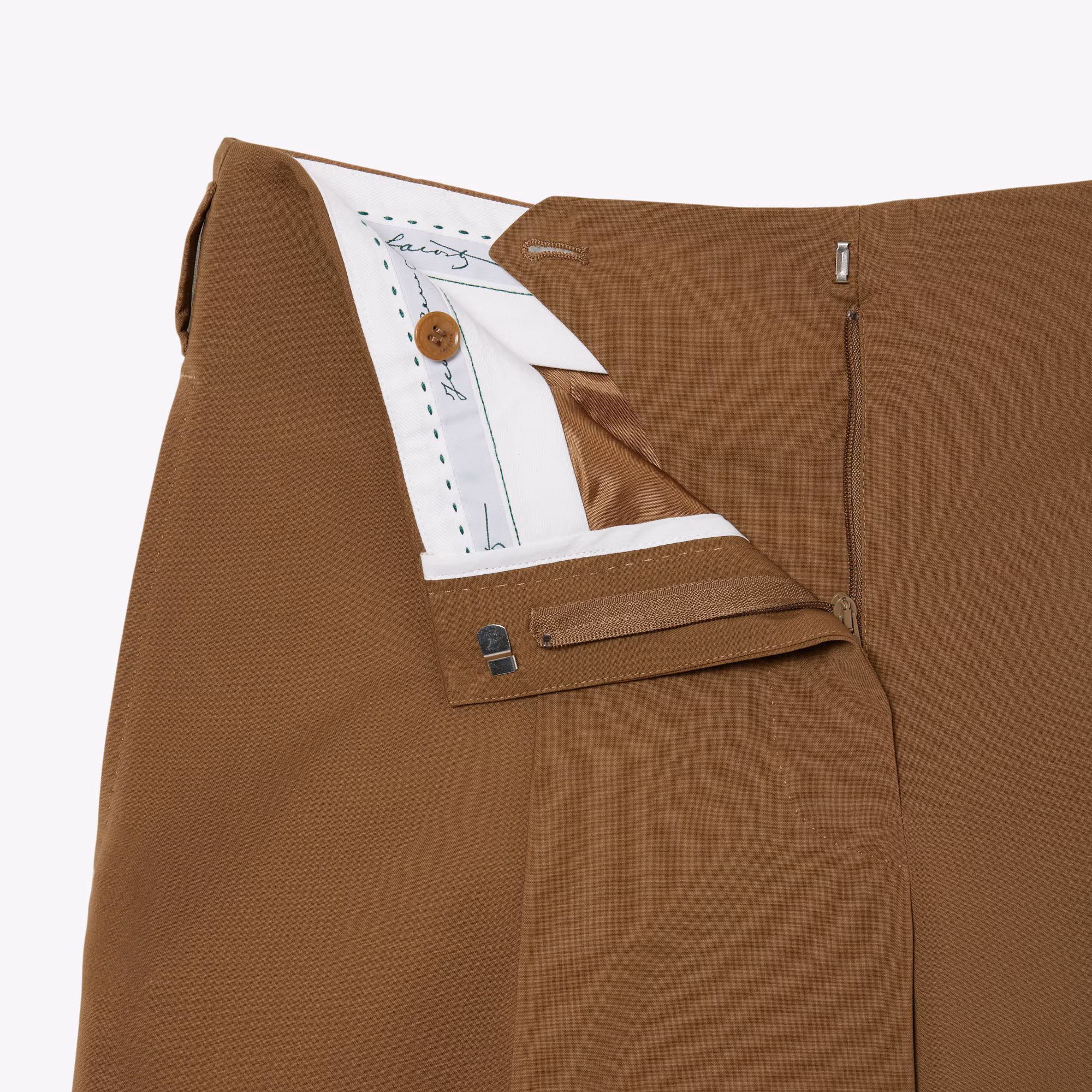 Runway Wide Fit Wool Blend Pants