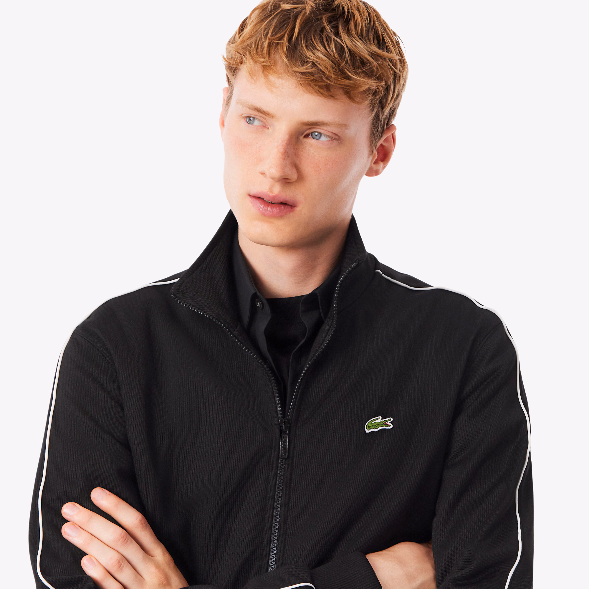 Men's Paris Piqué Zip-Up Track Jacket