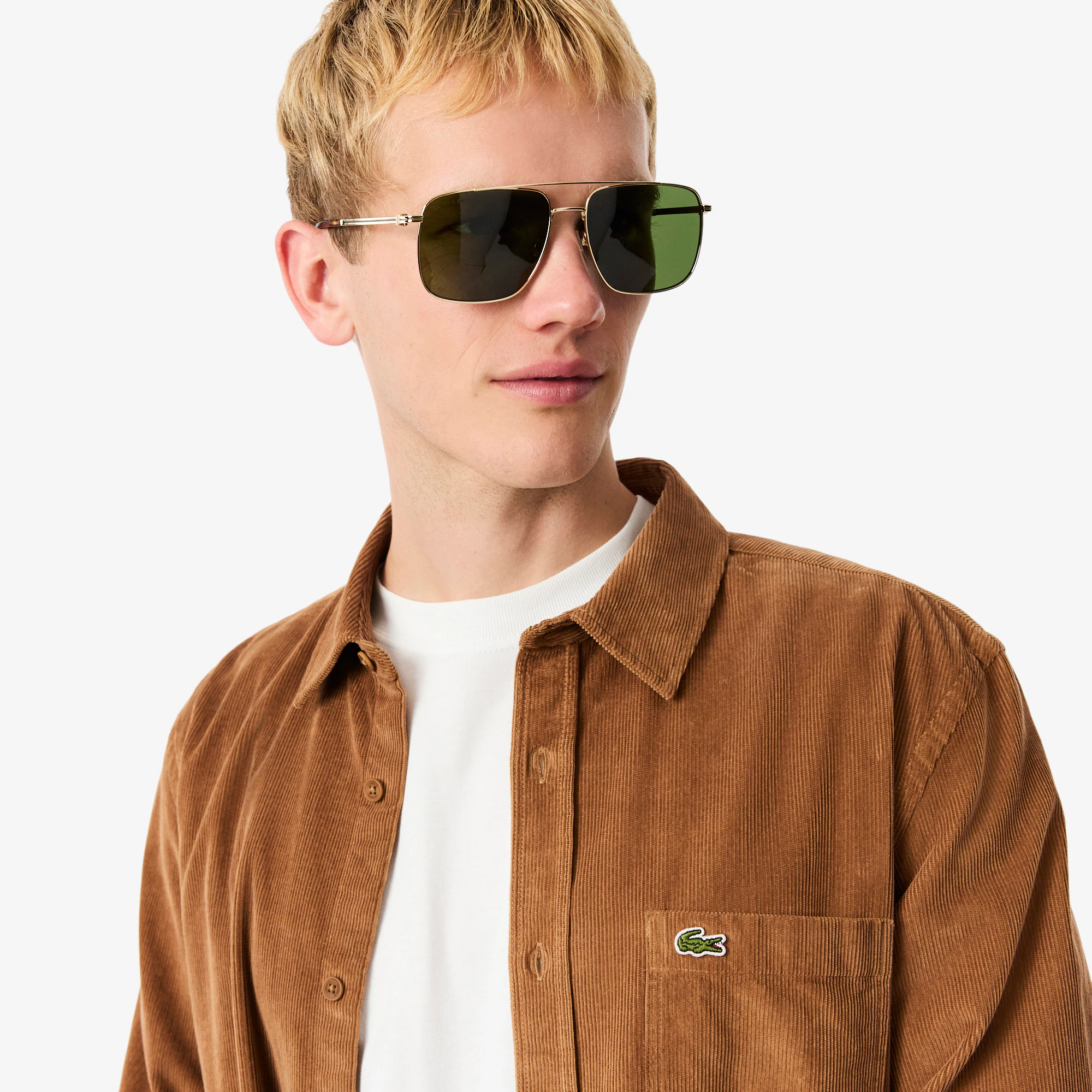 Men's Regular Fit Velour Shirt