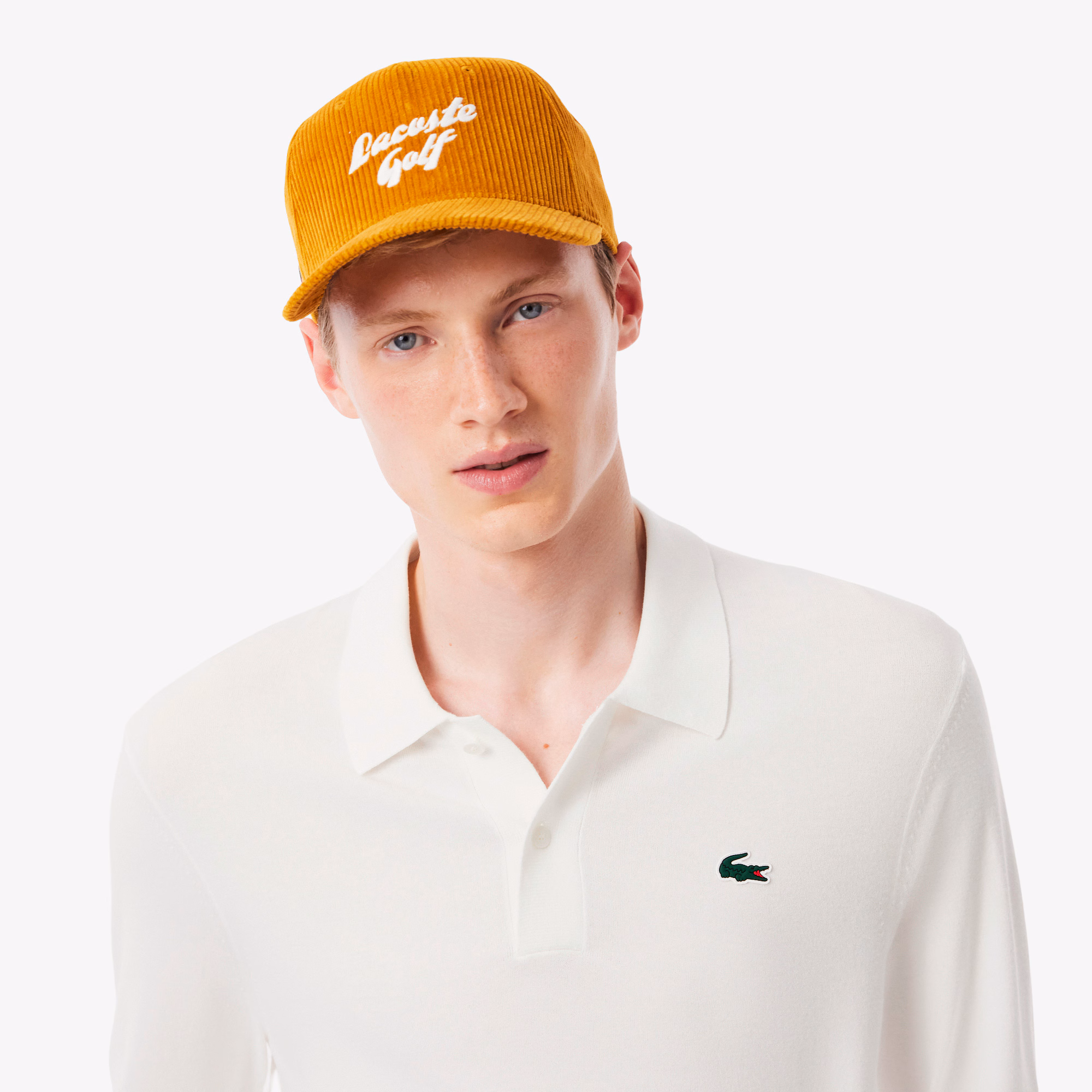 Men's Polo Collar Stretch Golf Sweater