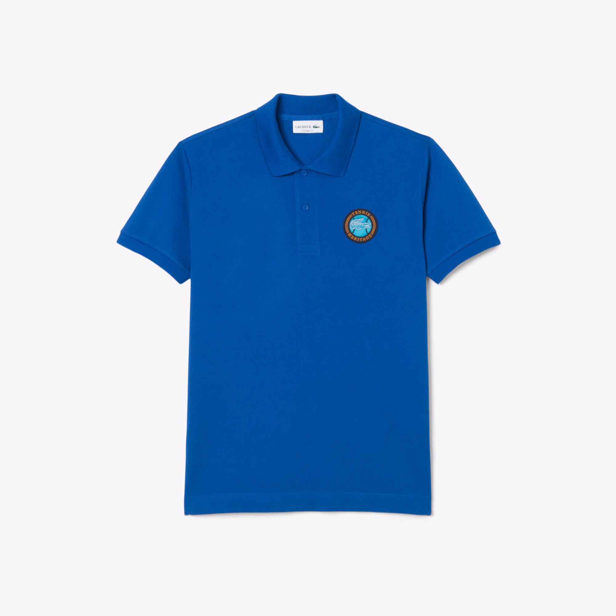 Men's Classic Fit Petit Piqué Badge Polo