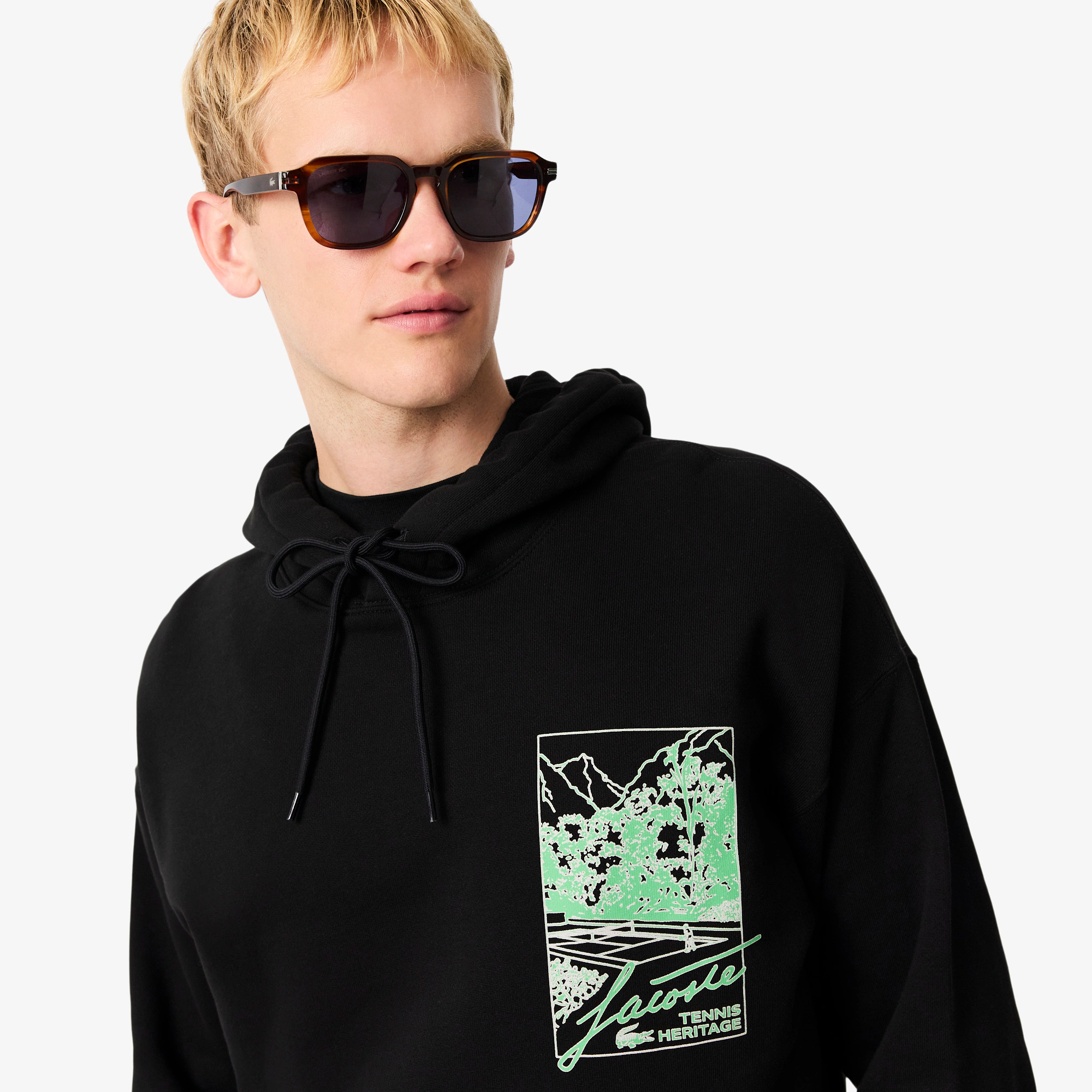 Men's Printed Fleece Hoodie
