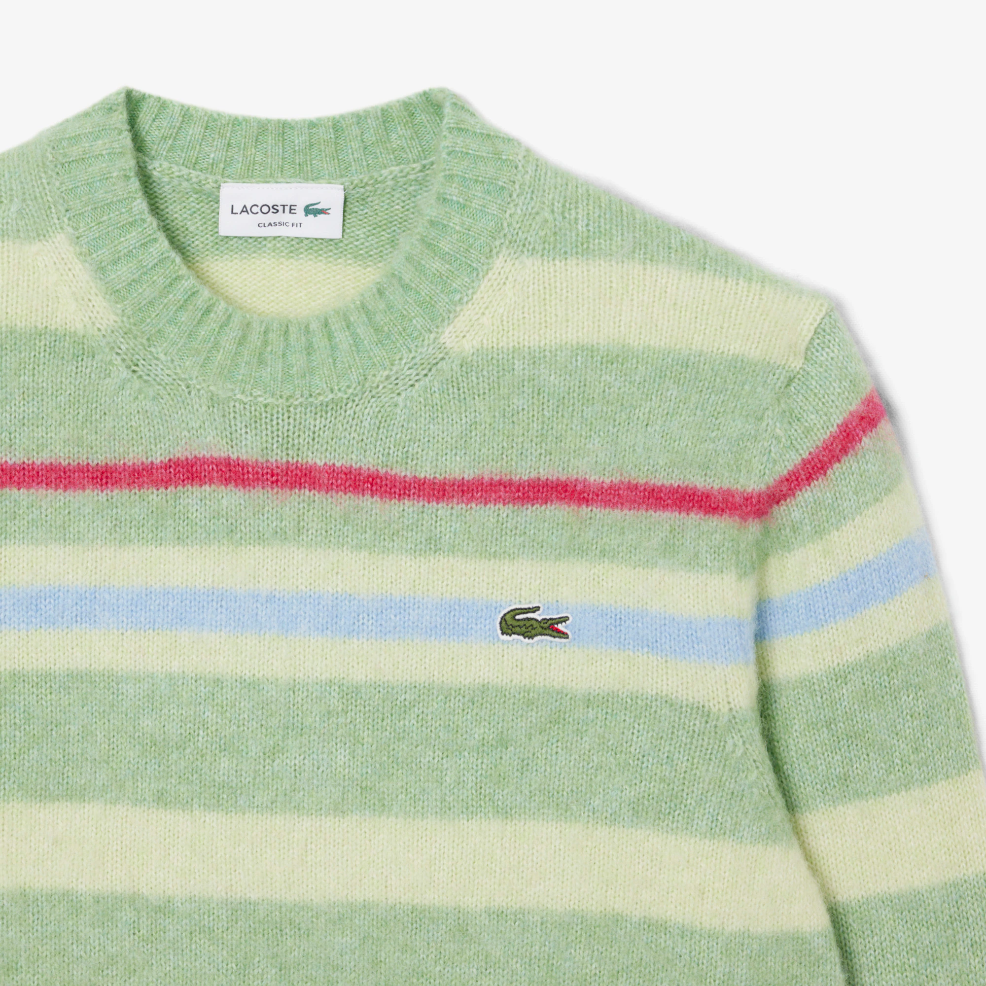 Men's Striped Alpaca Wool Sweater