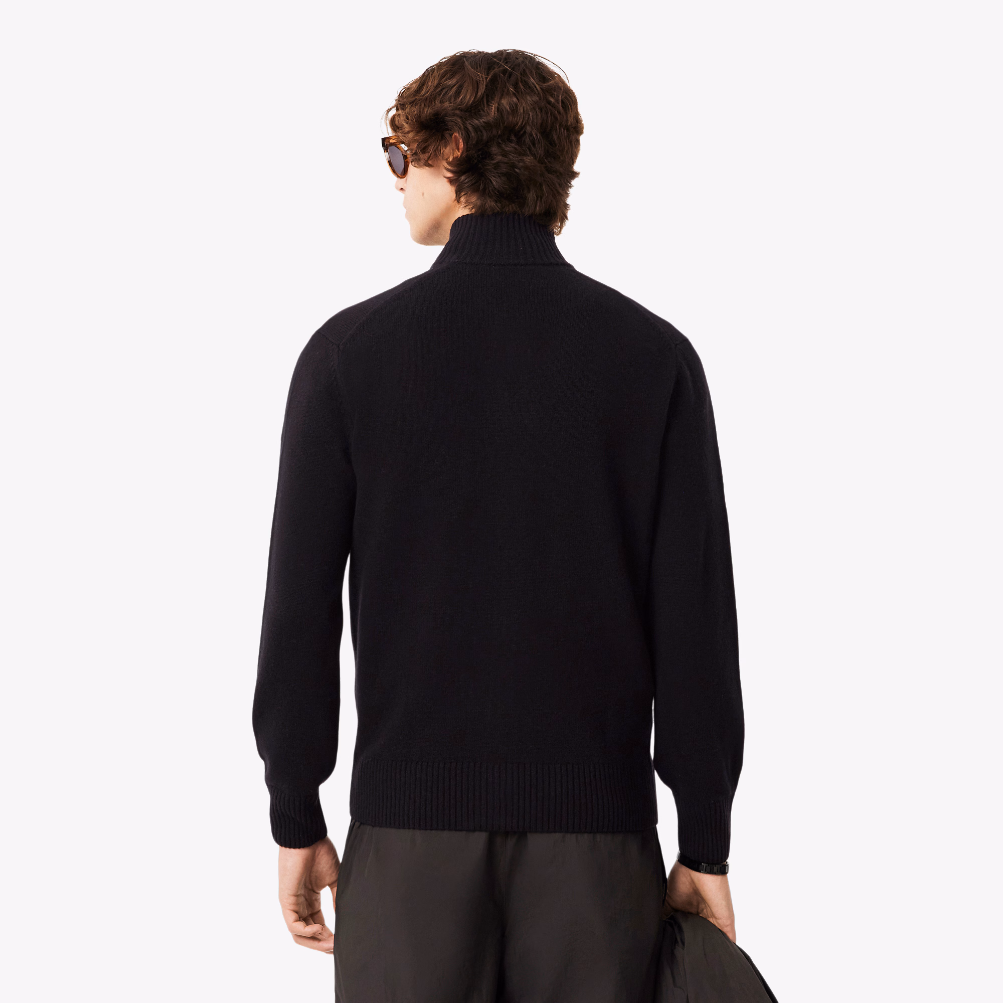 Men's Wool Zip-Up Sweater