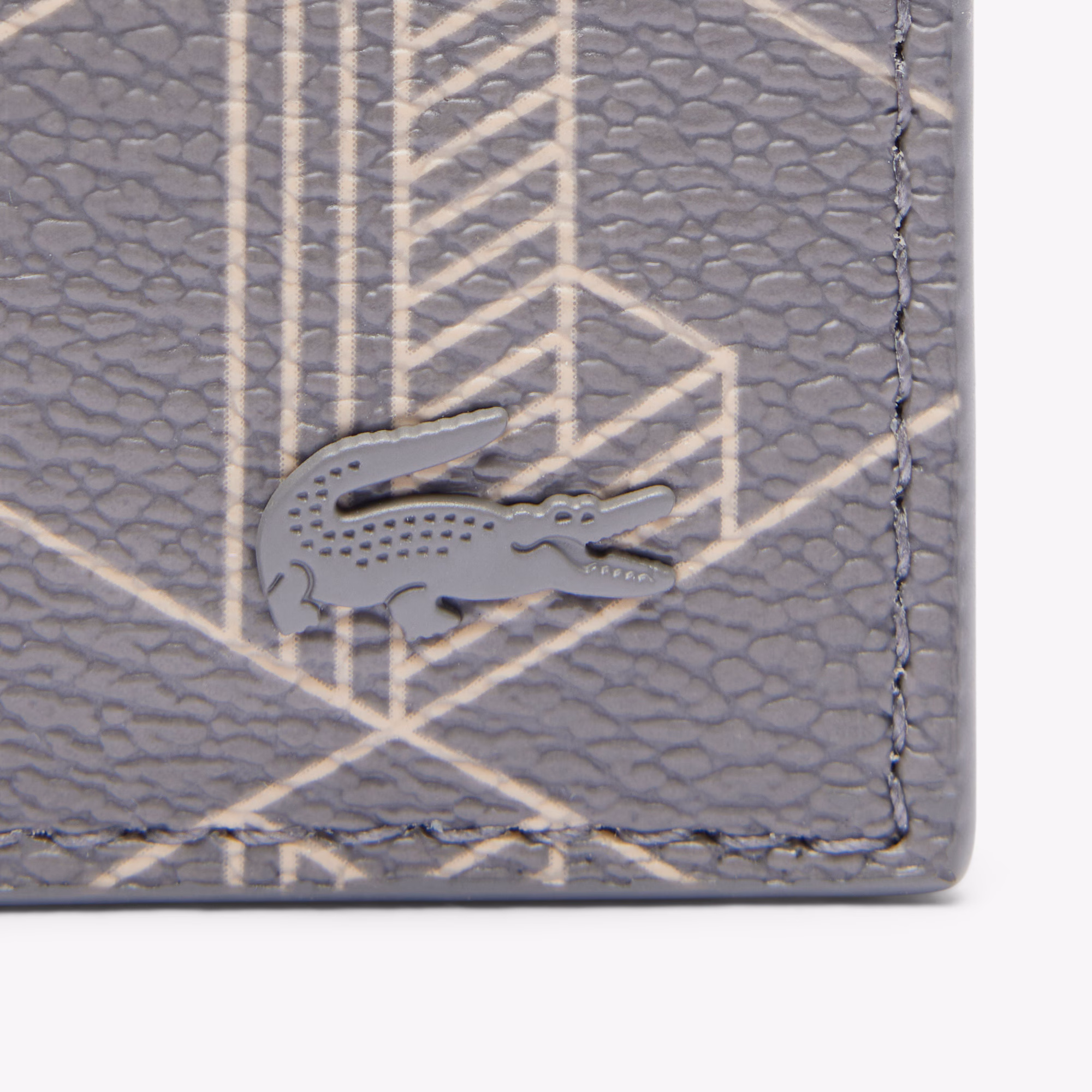 The Blend Monogram Print Canvas Card Holder