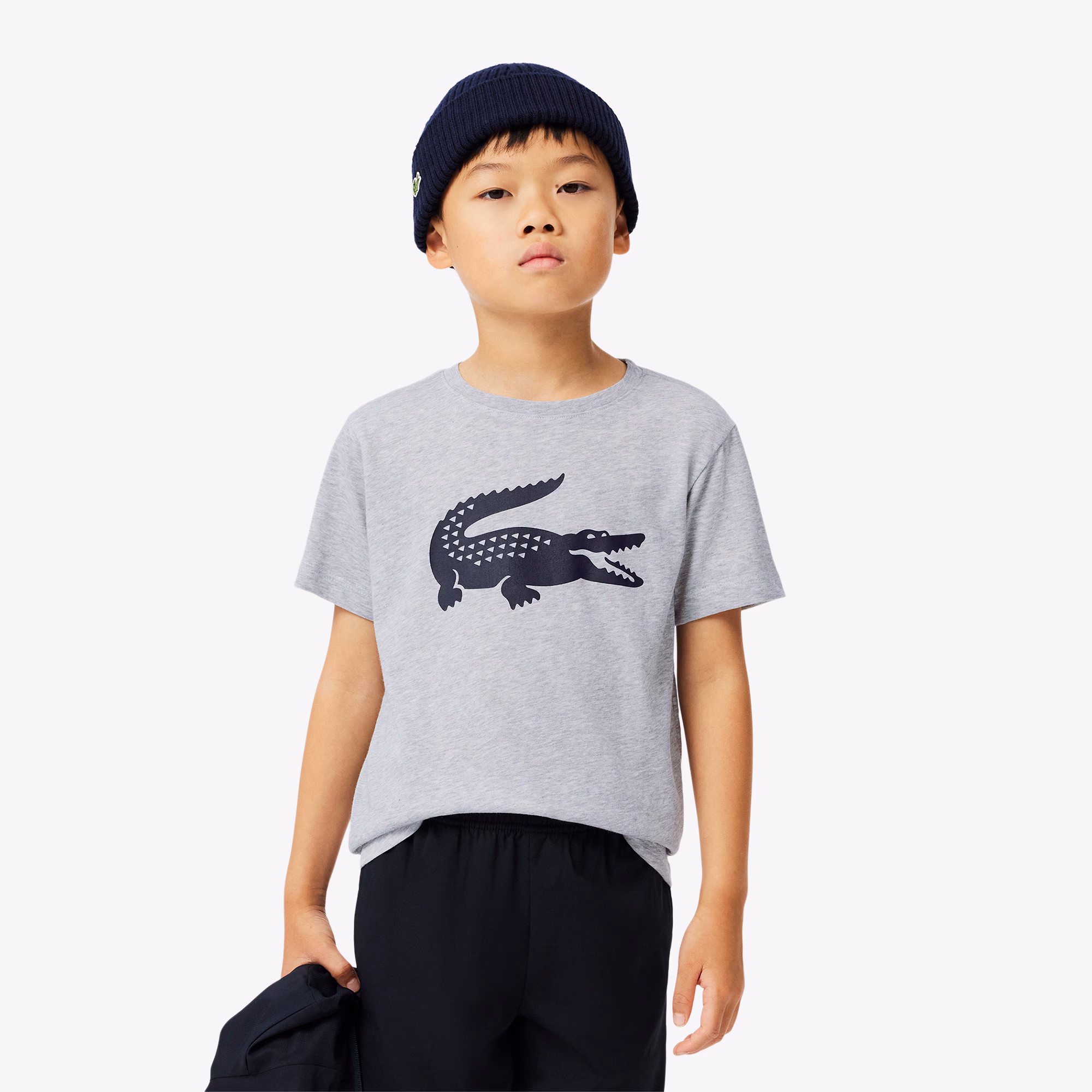 Kids' Oversized Technical Cotton Tennis T-Shirt