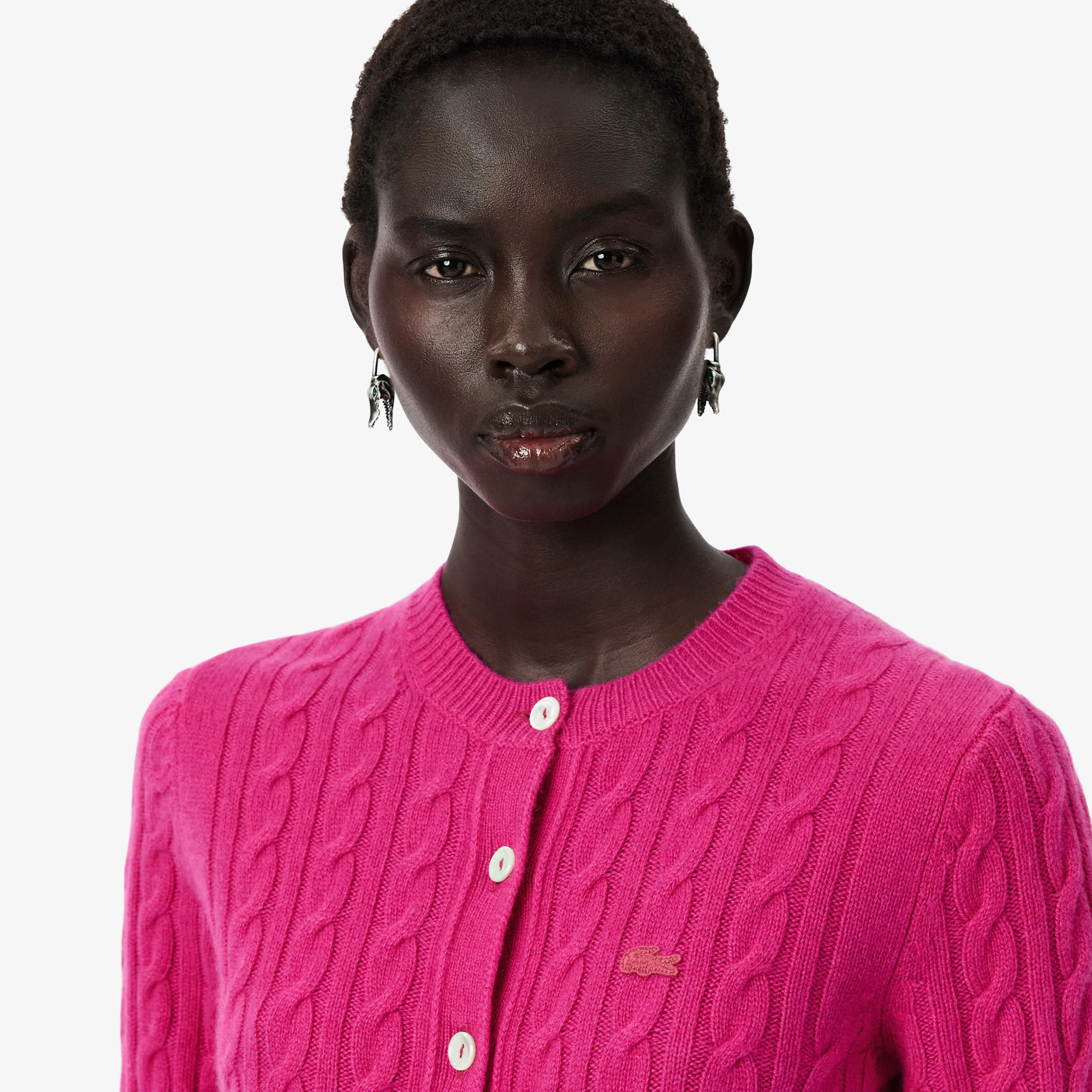 Runway Cashmere Cable Knit Cardigan