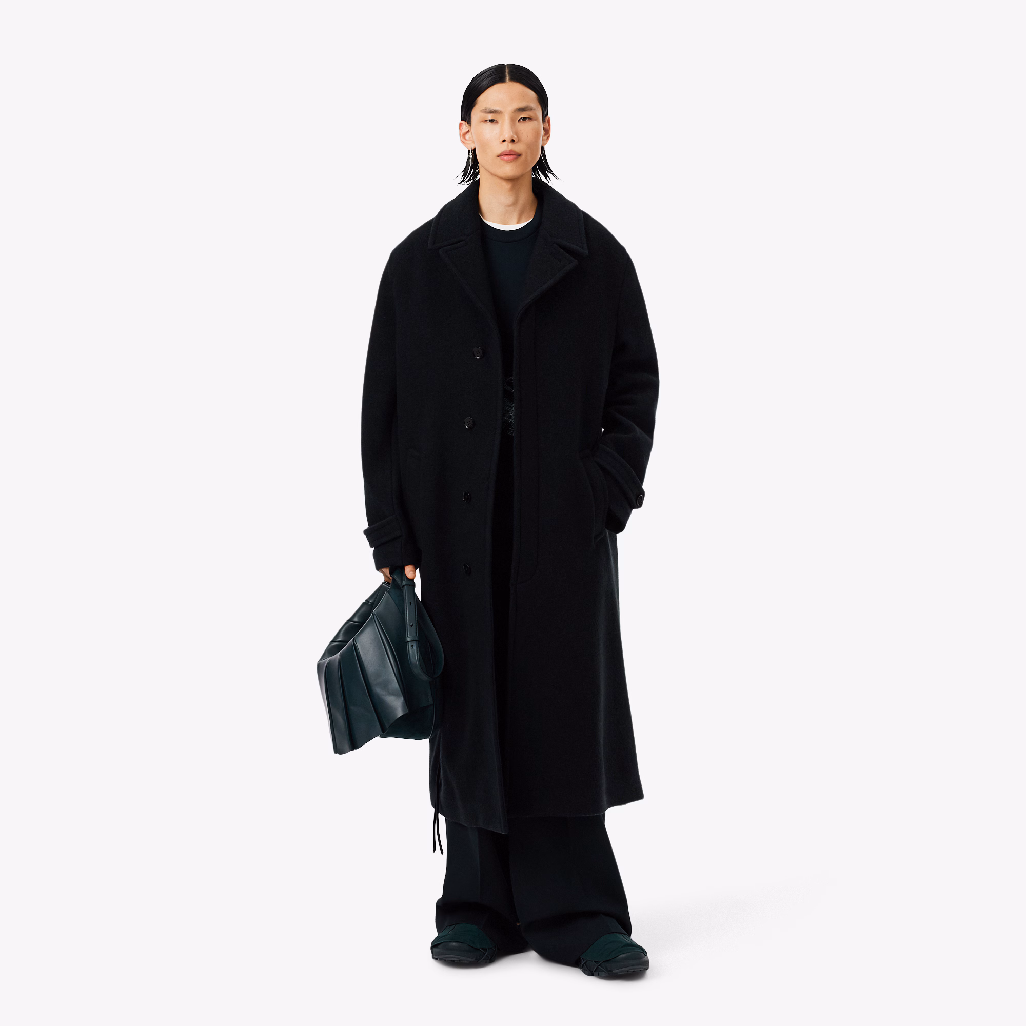 Runway Boiled Wool Coat