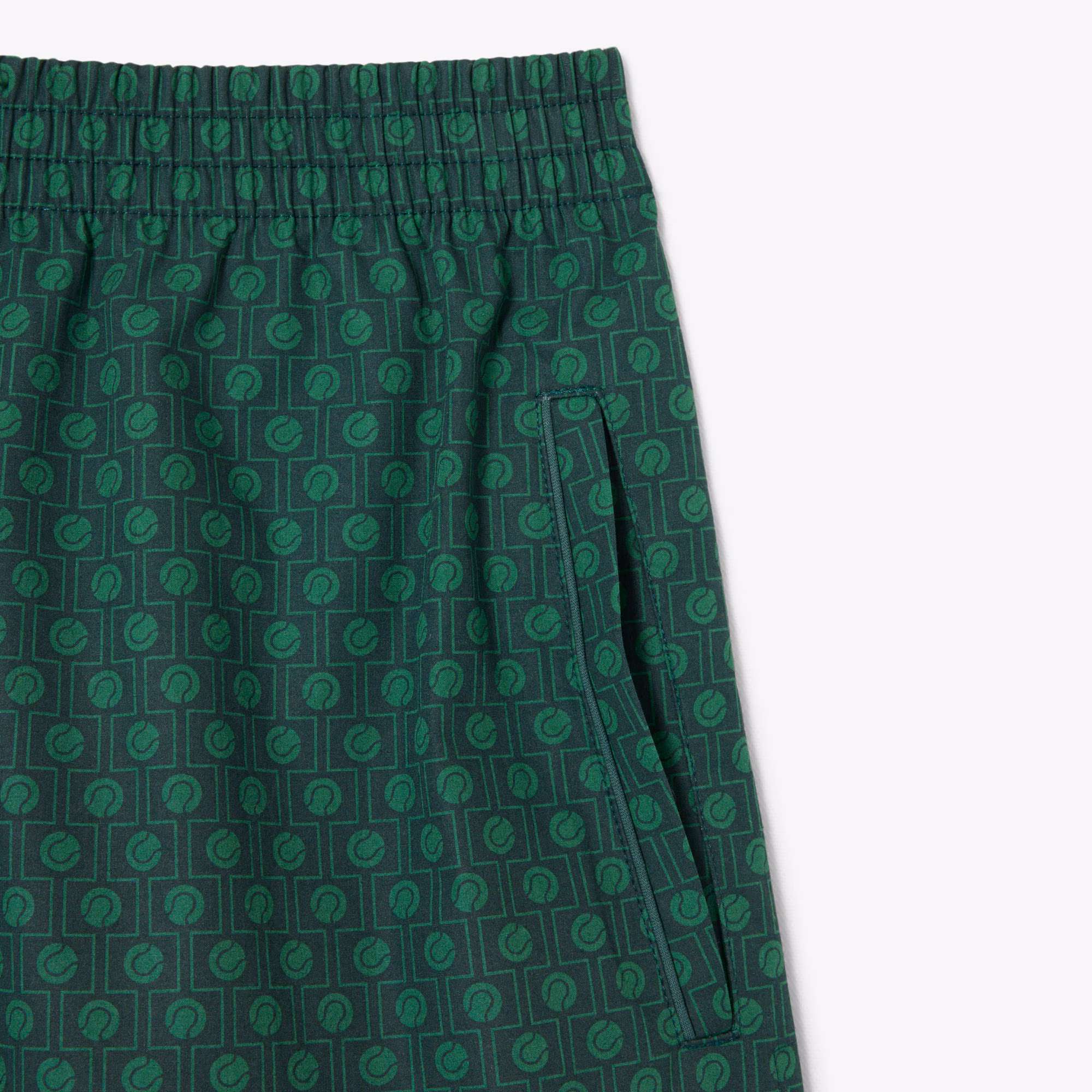 Men's Runway Print Poplin Shorts