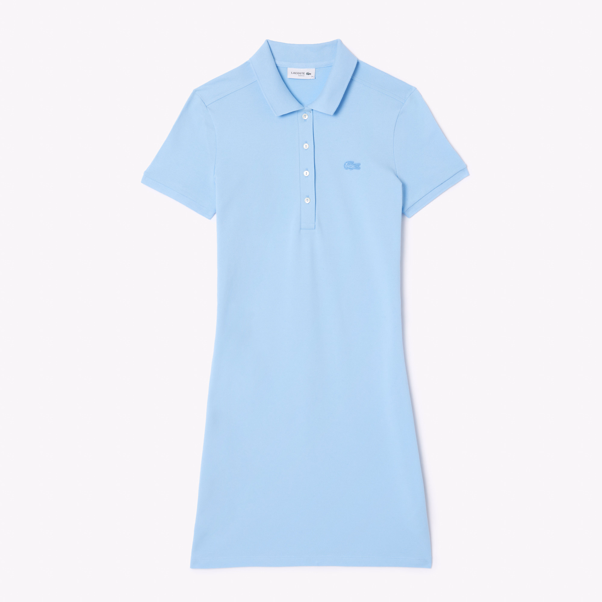 Women's Slim Fit Stretch Mini Piqué Polo Dress