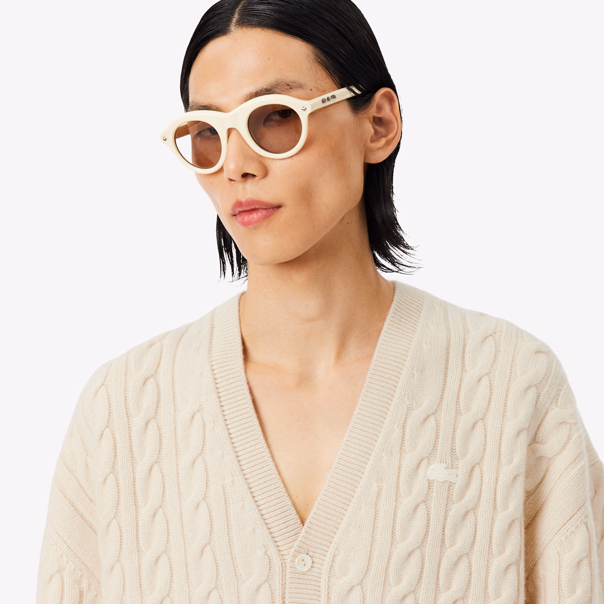 Runway Cashmere Cable Knit Cardigan