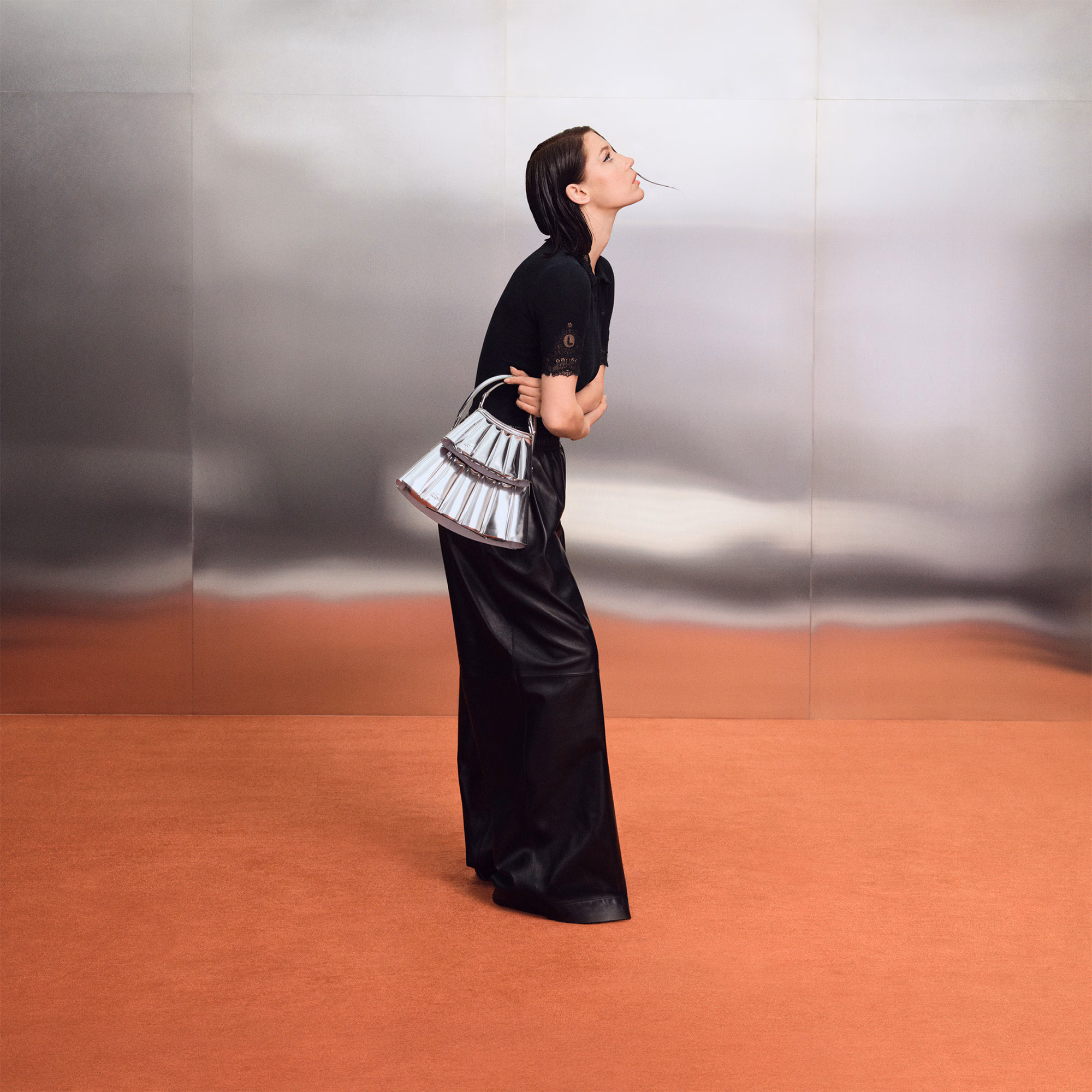 Runway Small Mirror Lenglen Leather Bag