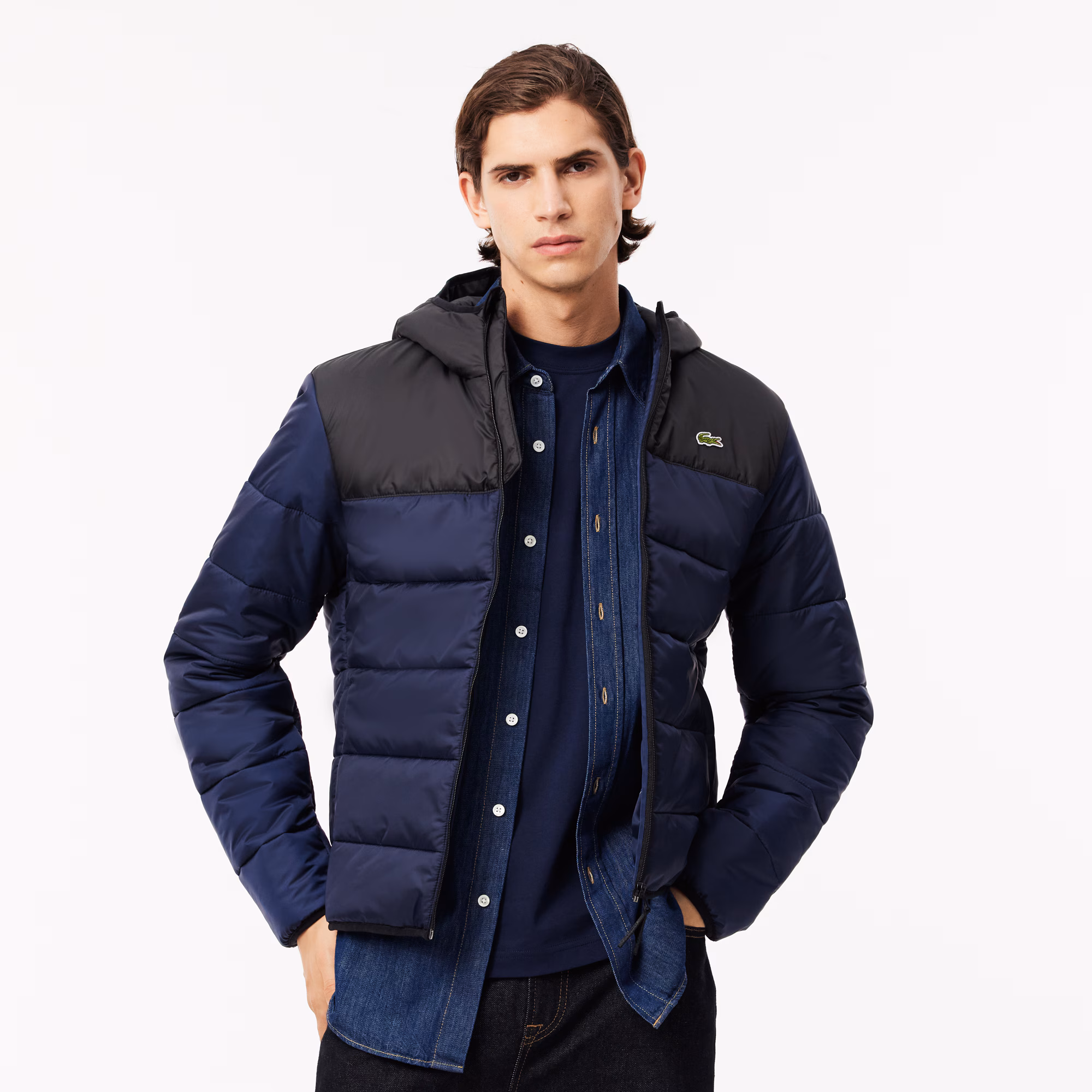Men's Water-Repellent Quilted Puffer Jacket