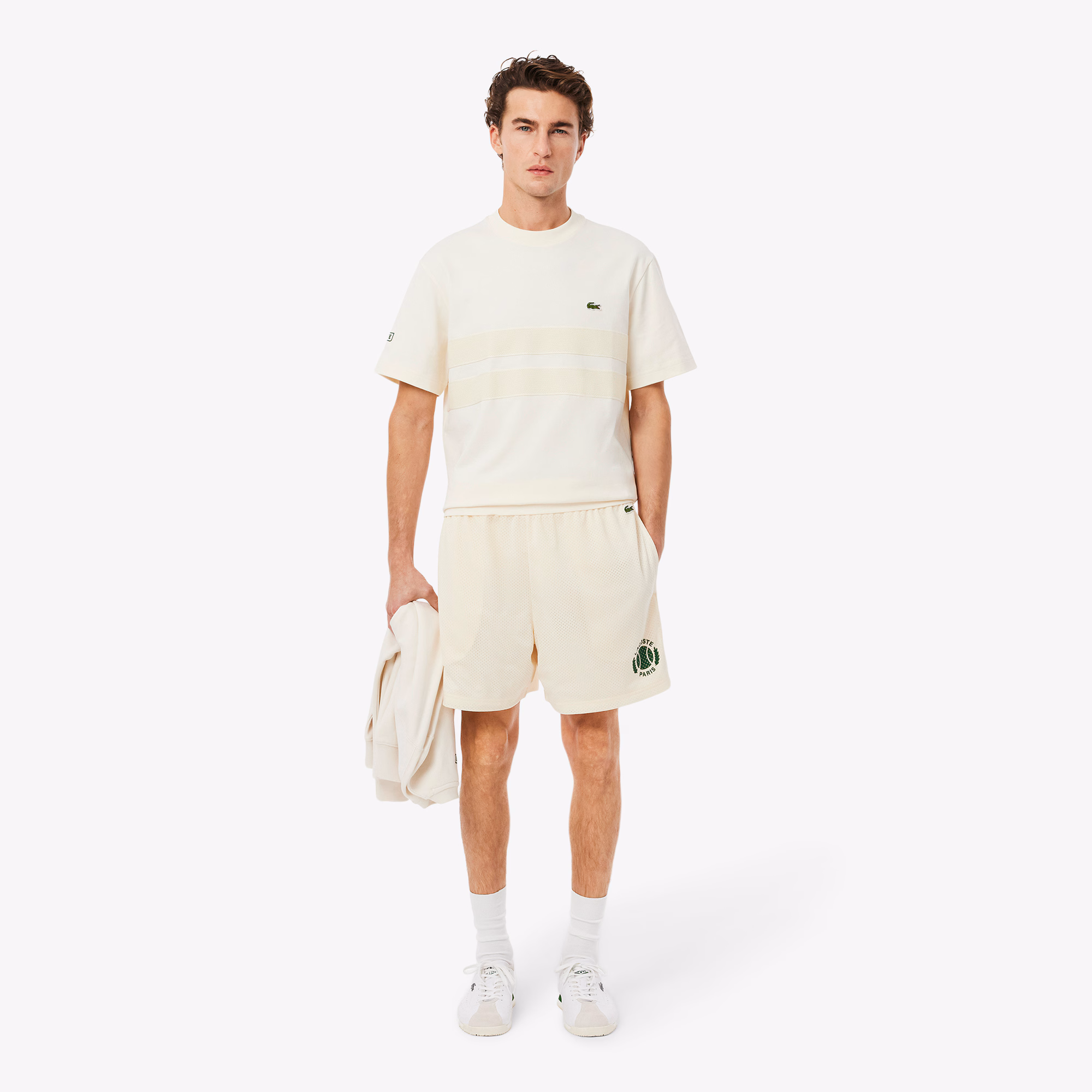 Men's Graphic Print Mesh Shorts