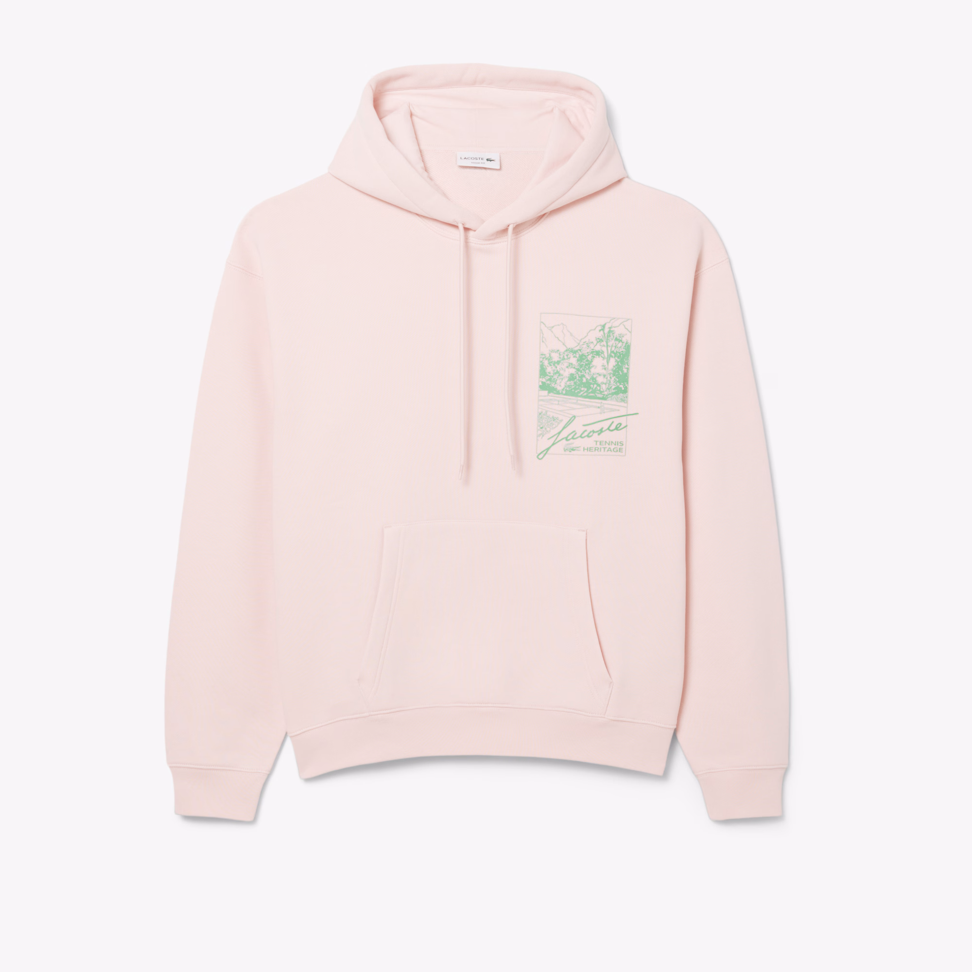 Men's Printed Fleece Hoodie