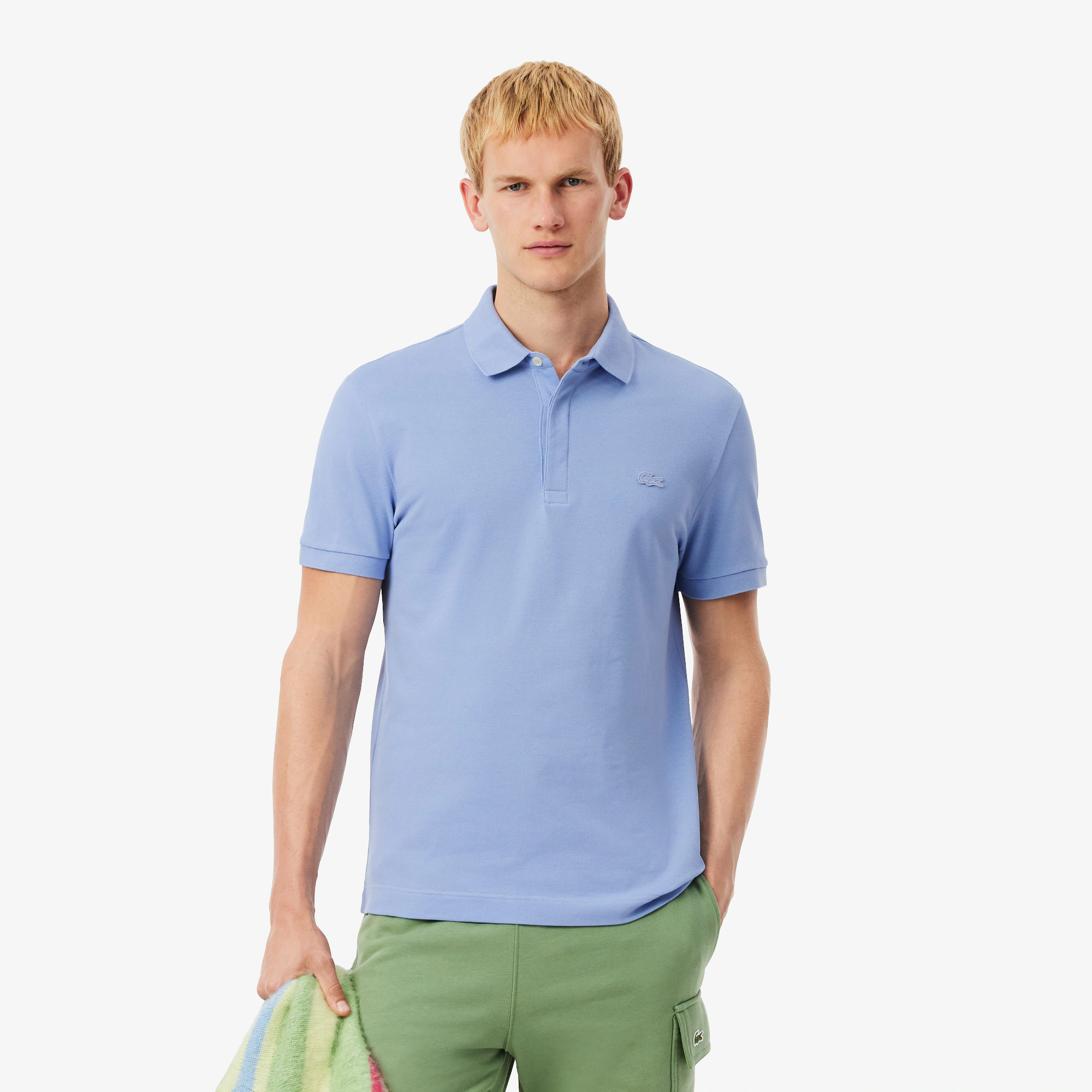 Men's Regular Fit Paris Stretch Piqué Polo