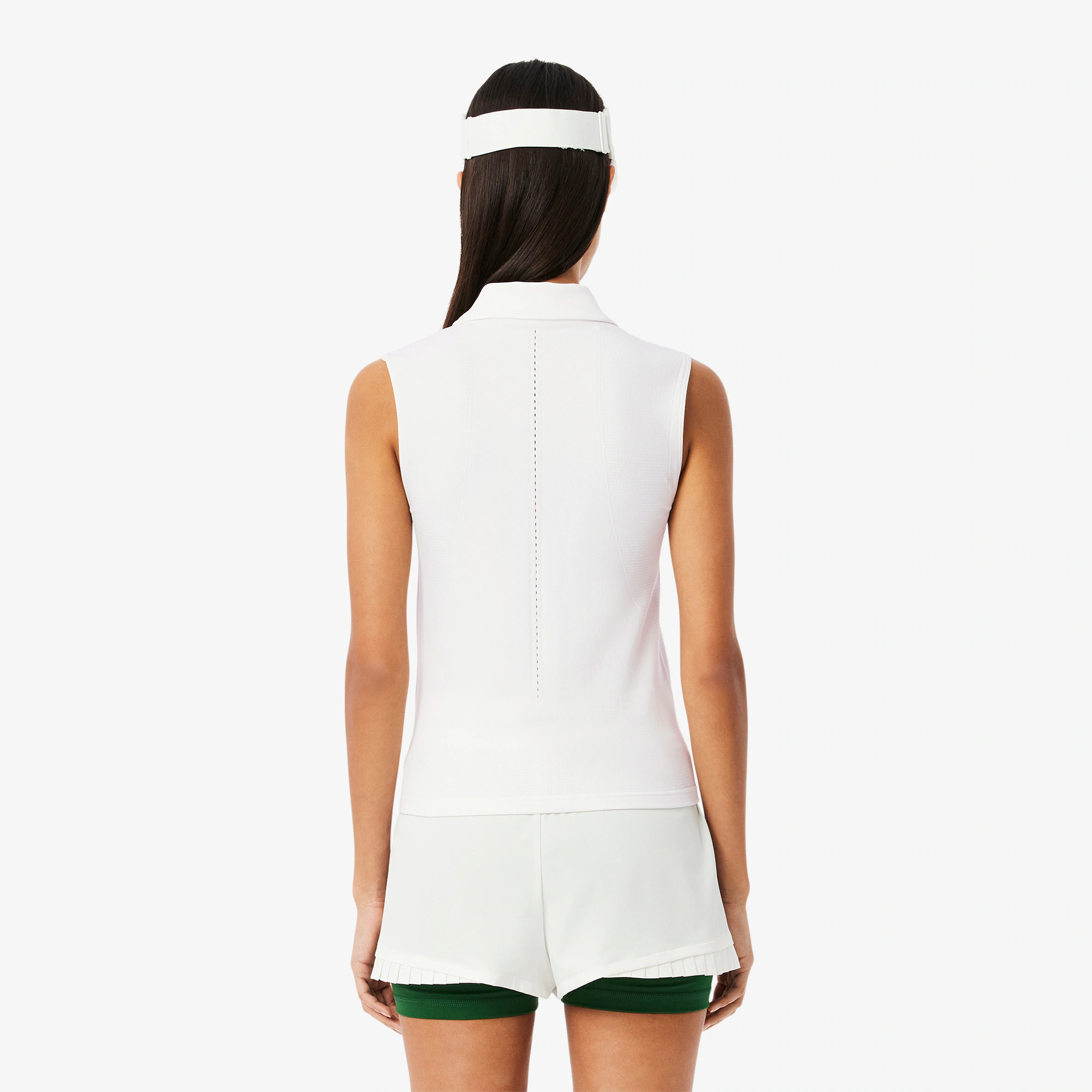 Women's Sleeveless Stretch Knit Tennis Polo