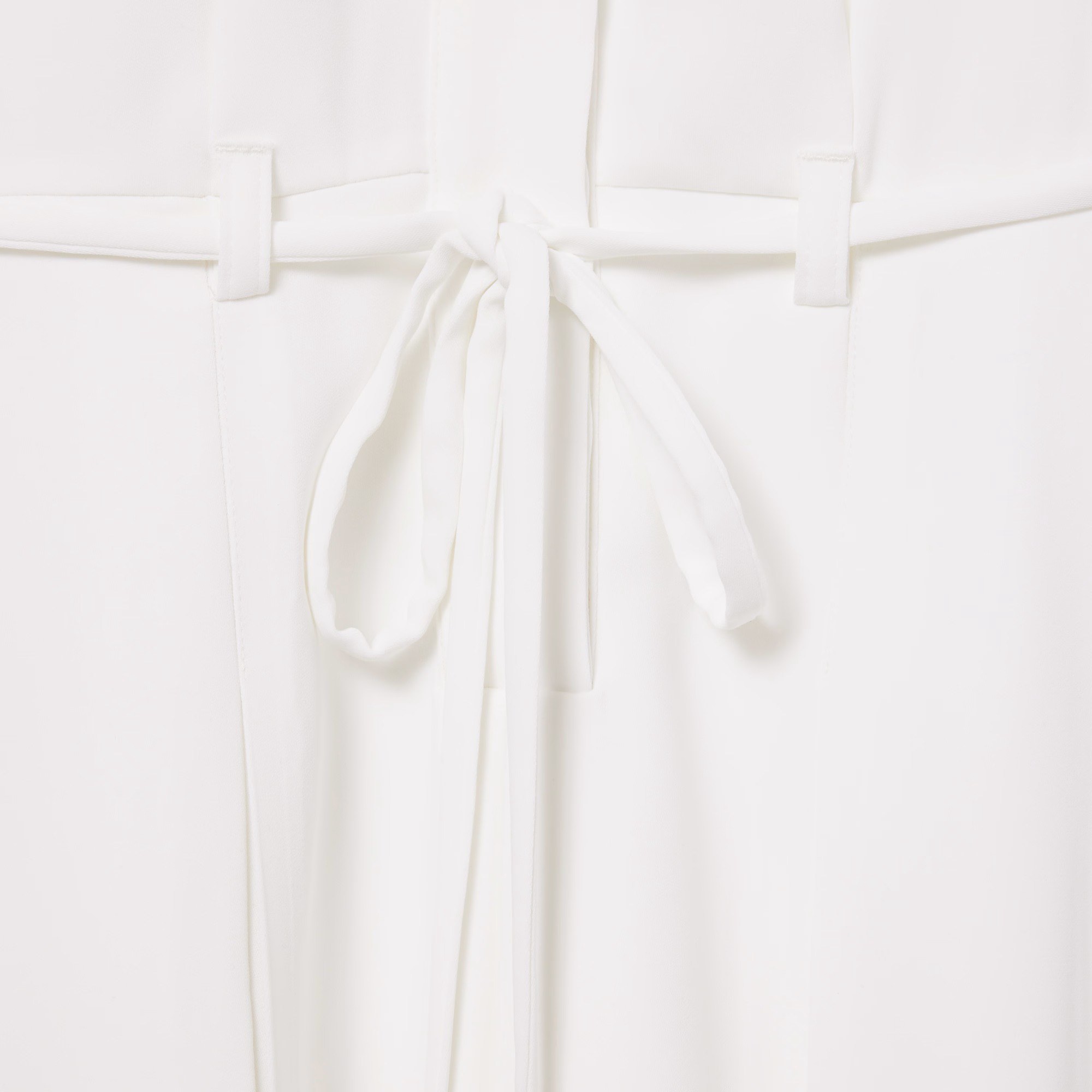 Runway Pleated Embroidery Detail Polo Dress