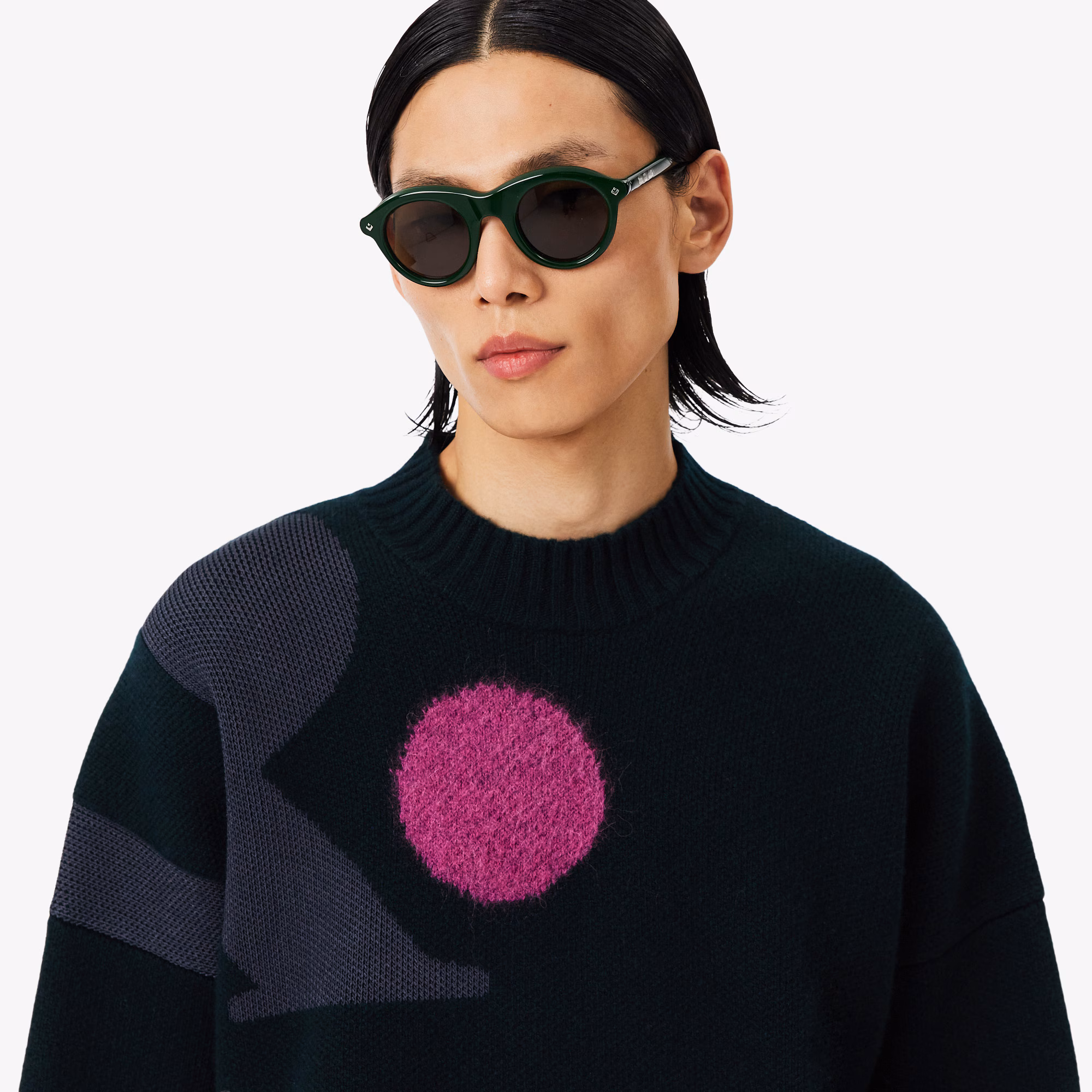 Runway Graphic Jacquard Sweater