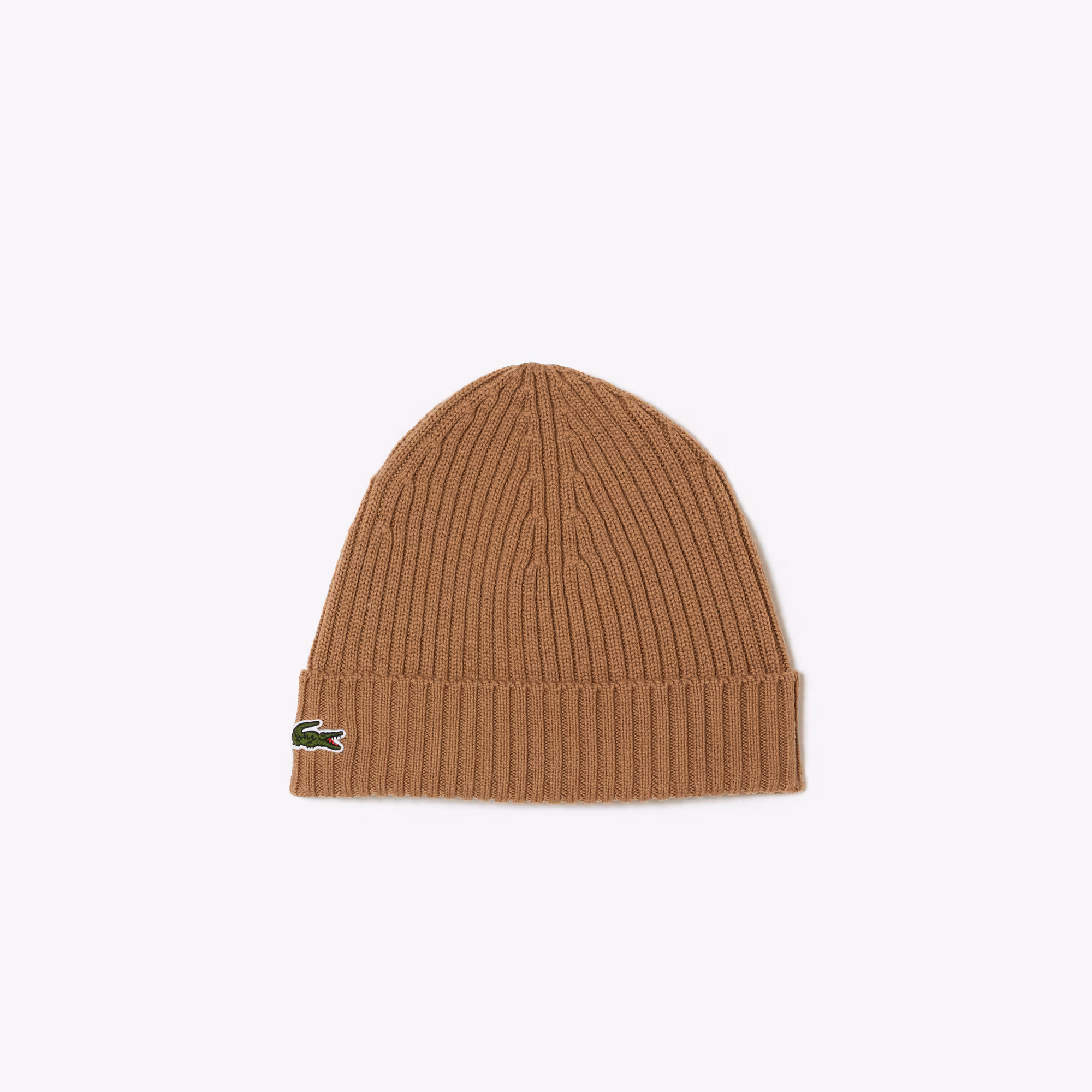 Unisex Rib Knit Brushed Wool Beanie