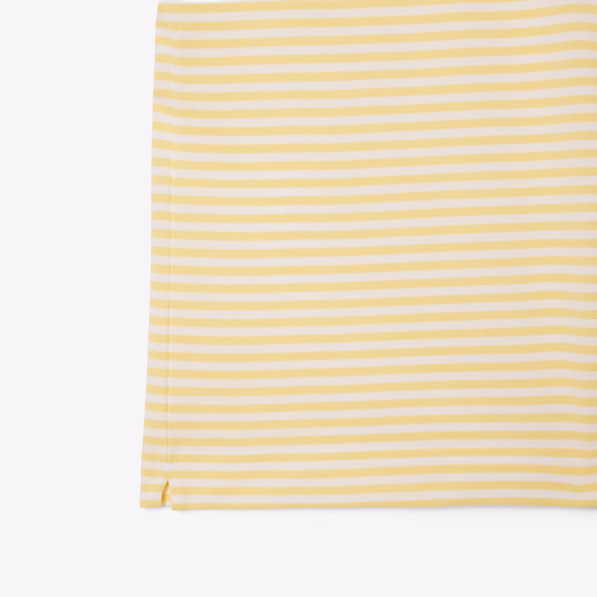 Men's Classic Fit L.12.12 Striped Petit Piqué Polo