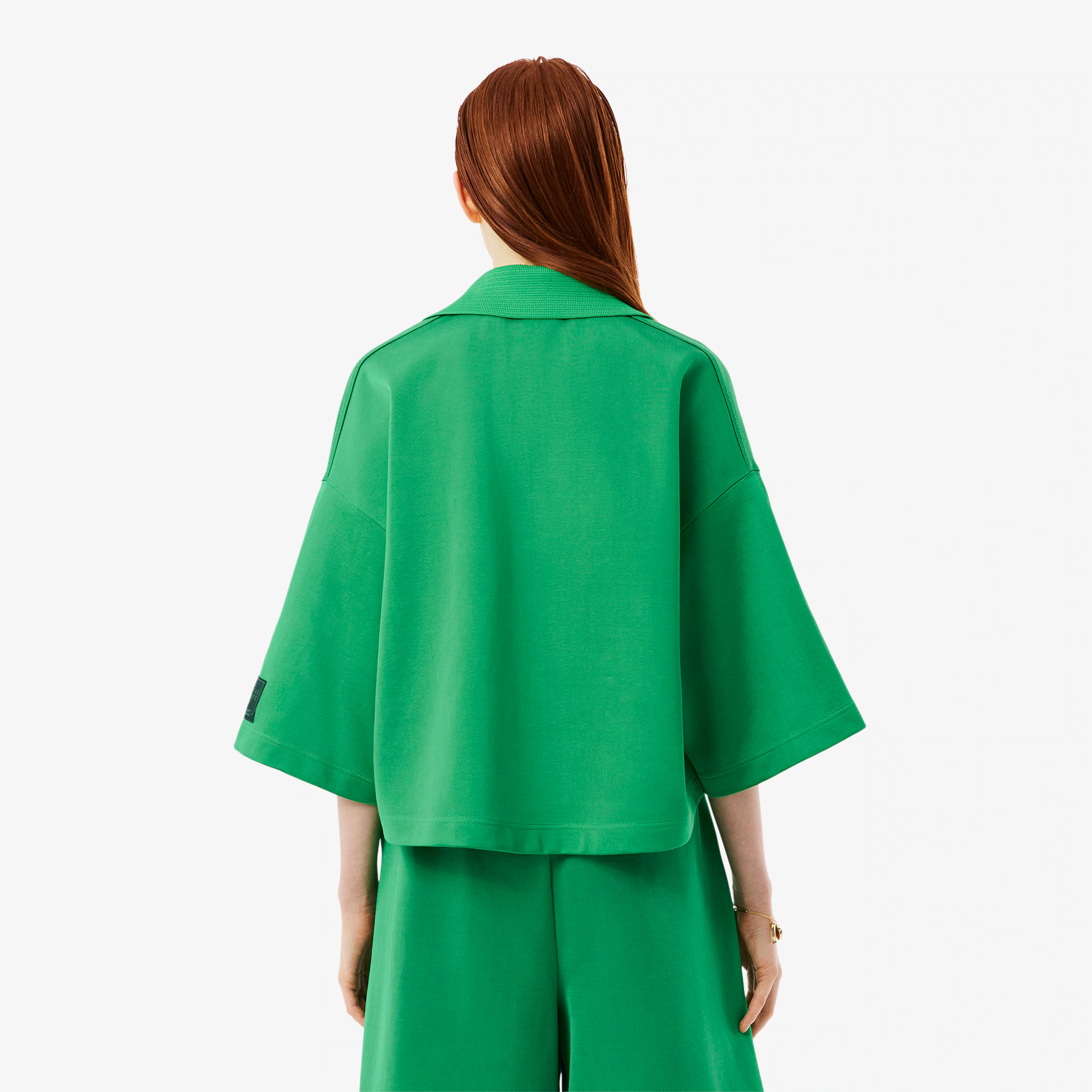 Women's Runway Boxy Polo Collar Sweatshirt