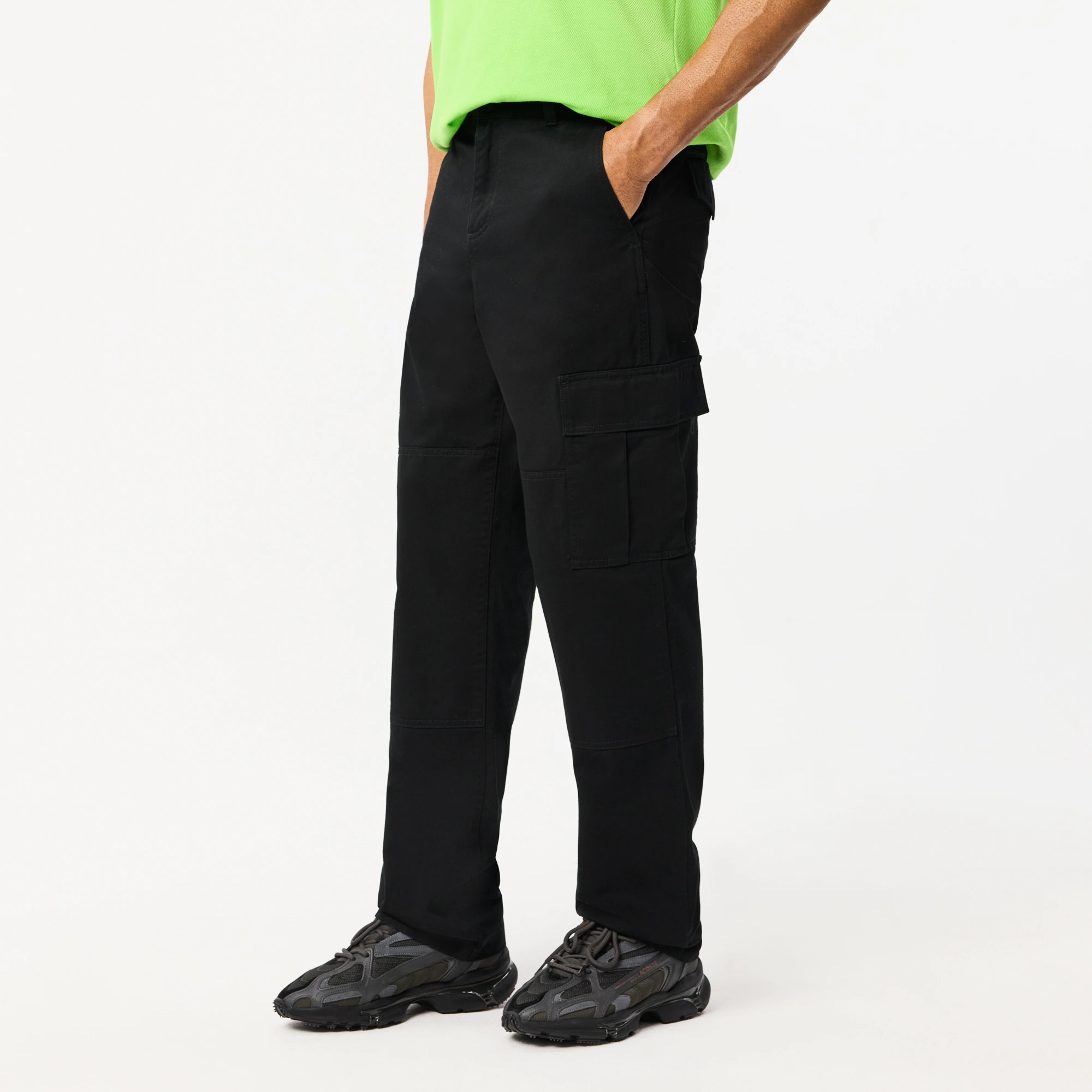 Men's Straight Fit Cotton Cargo Pants