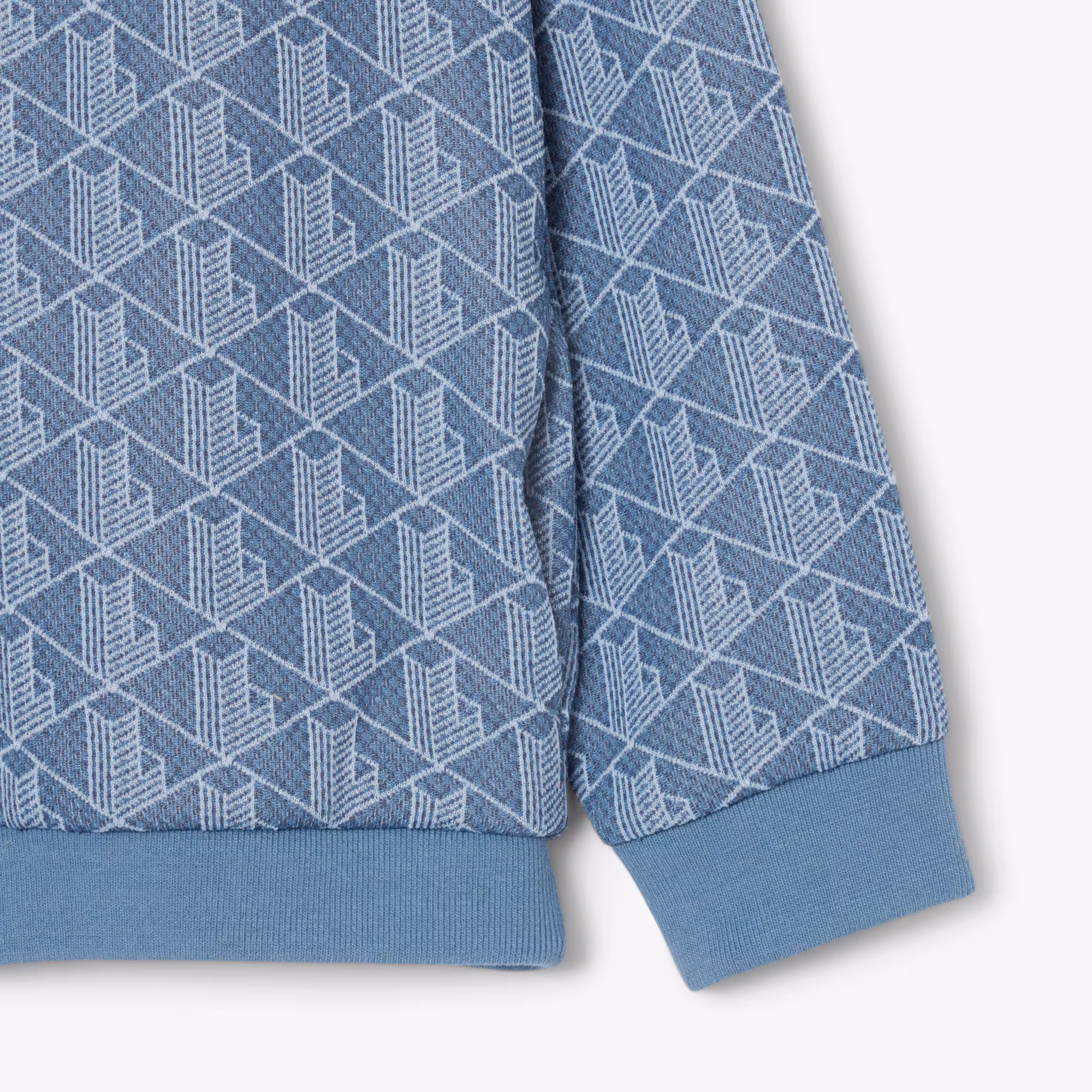 Kids' High-Neck Zip-Up Paris Monogram Sweatshirt