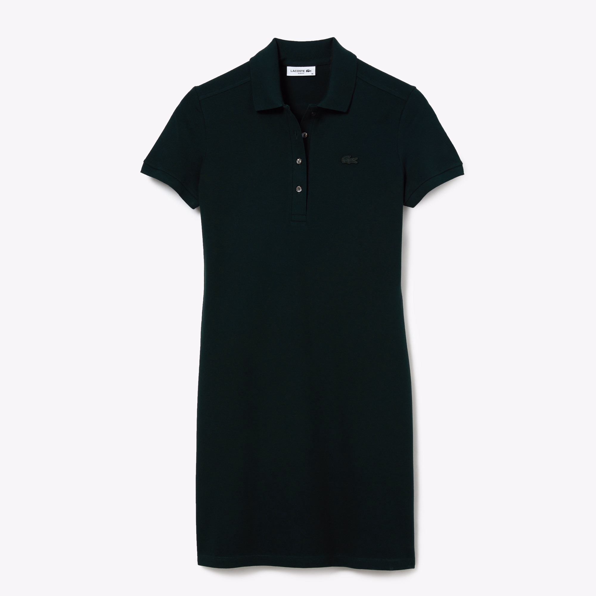 Women's Slim Fit Stretch Mini Piqué Polo Dress