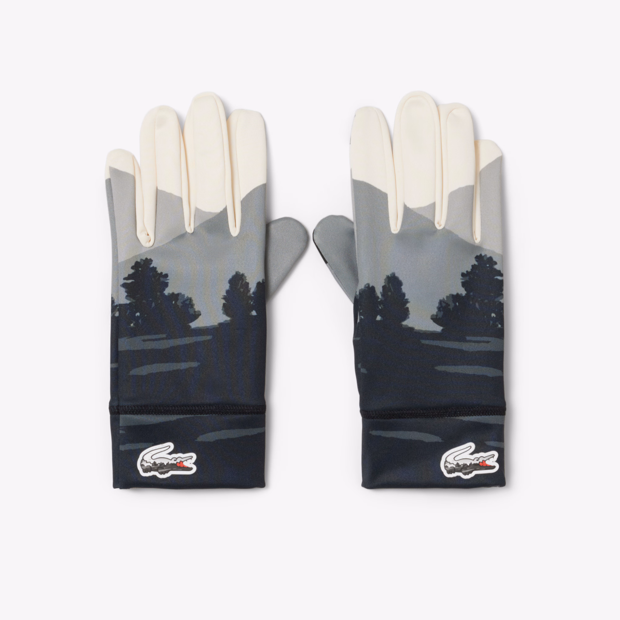Men's Landscape Print Sport Gloves