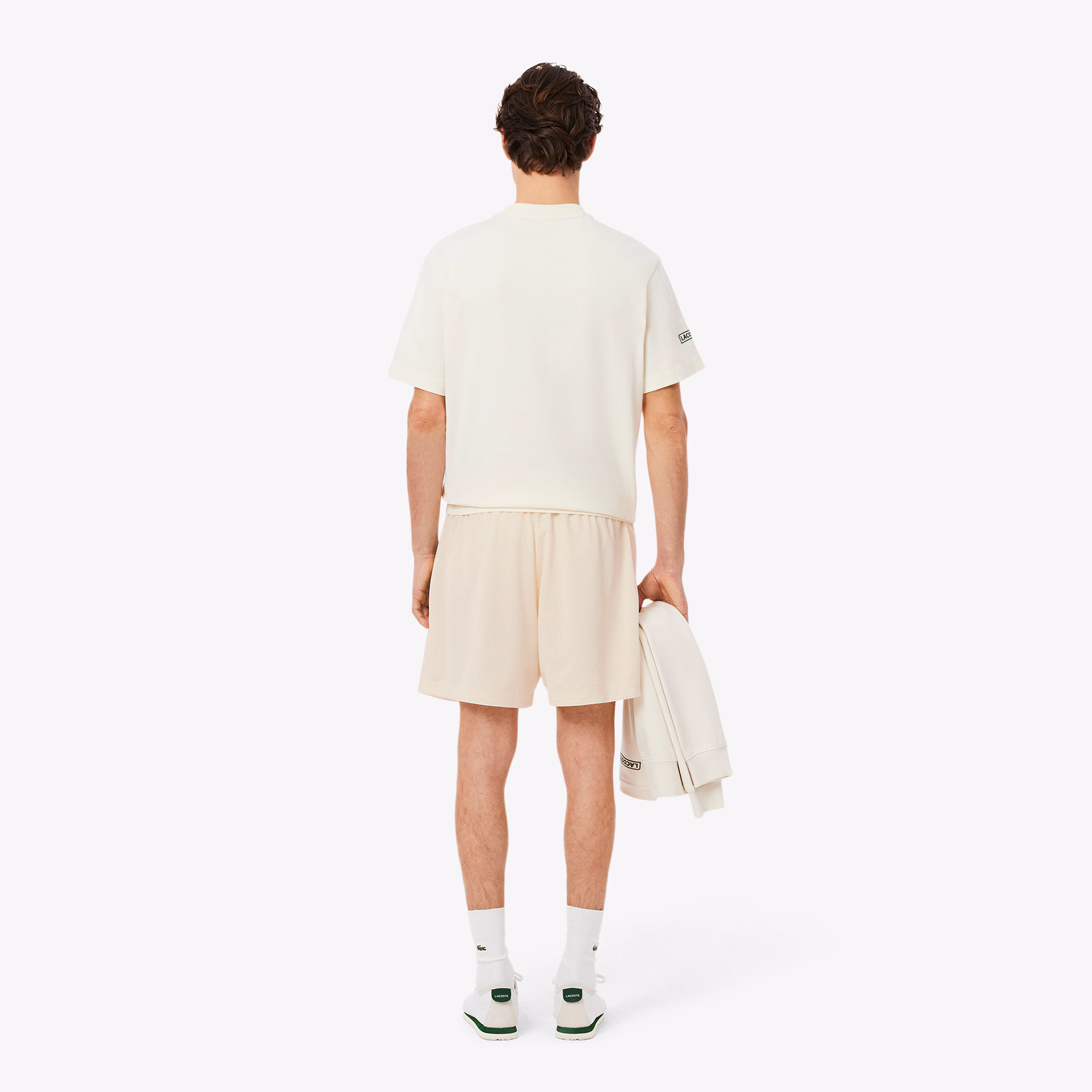 Men's Graphic Print Mesh Shorts