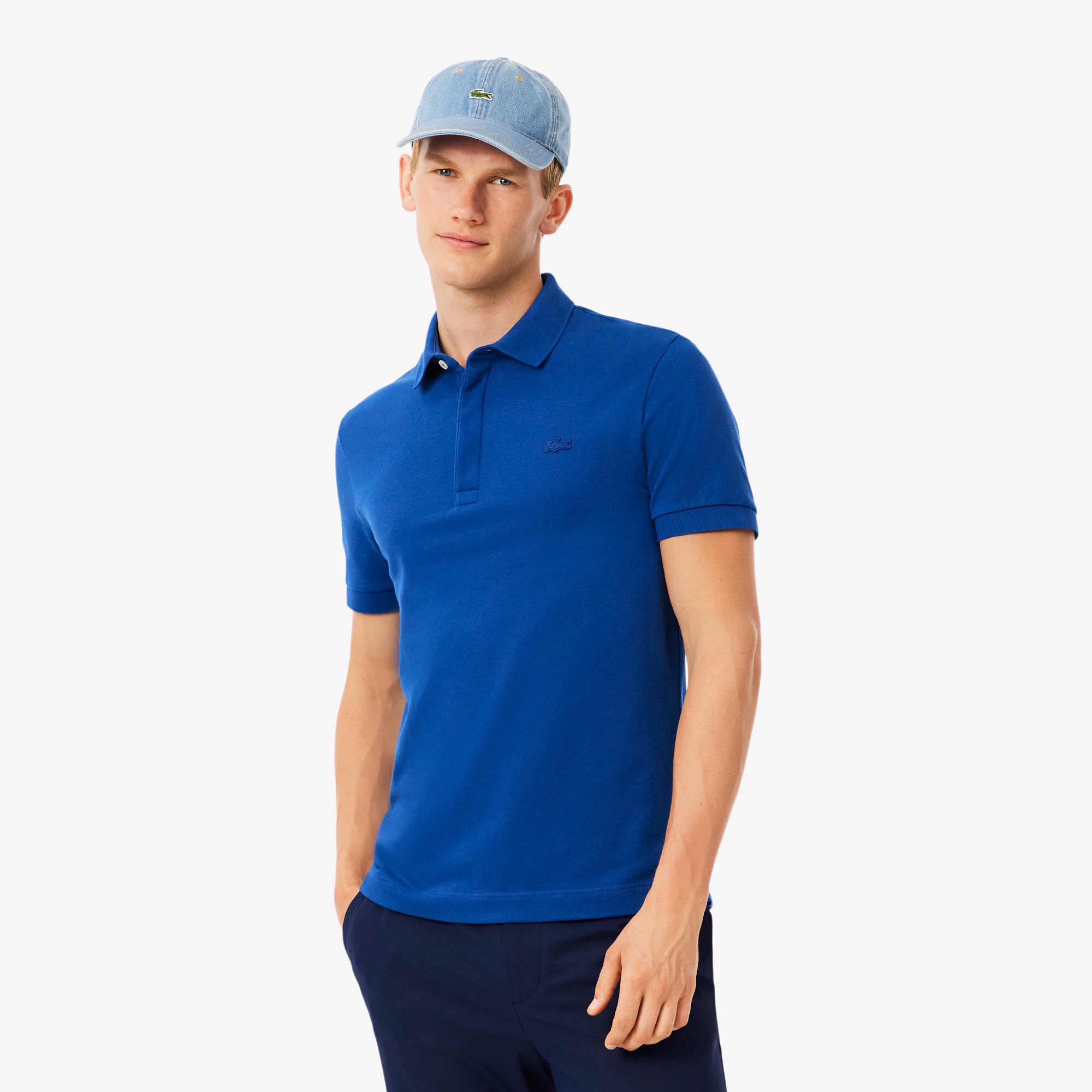 Men's Regular Fit Paris Stretch Piqué Polo