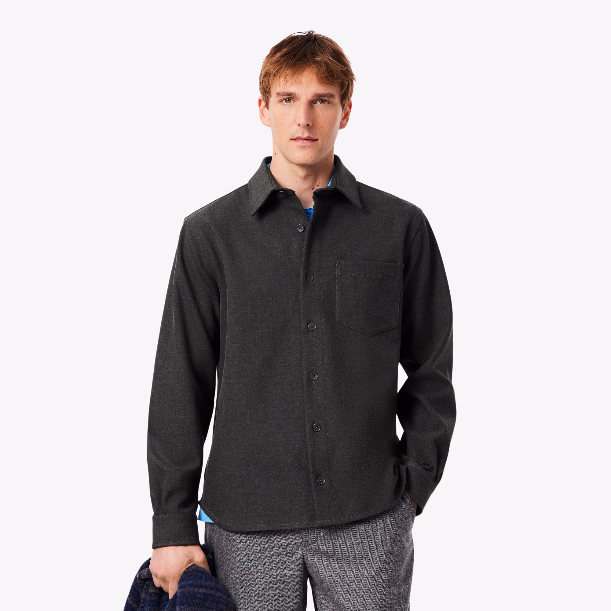 Men's Oversized Double Face Overshirt