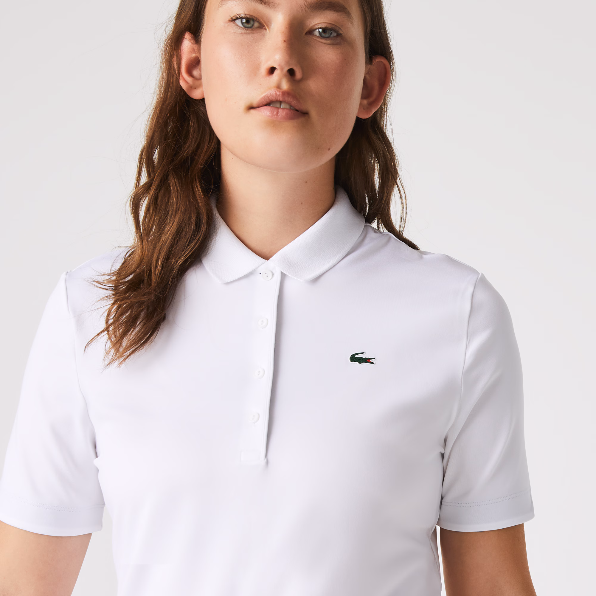 Women's Slim Fit UV Protect Stretch Golf Polo