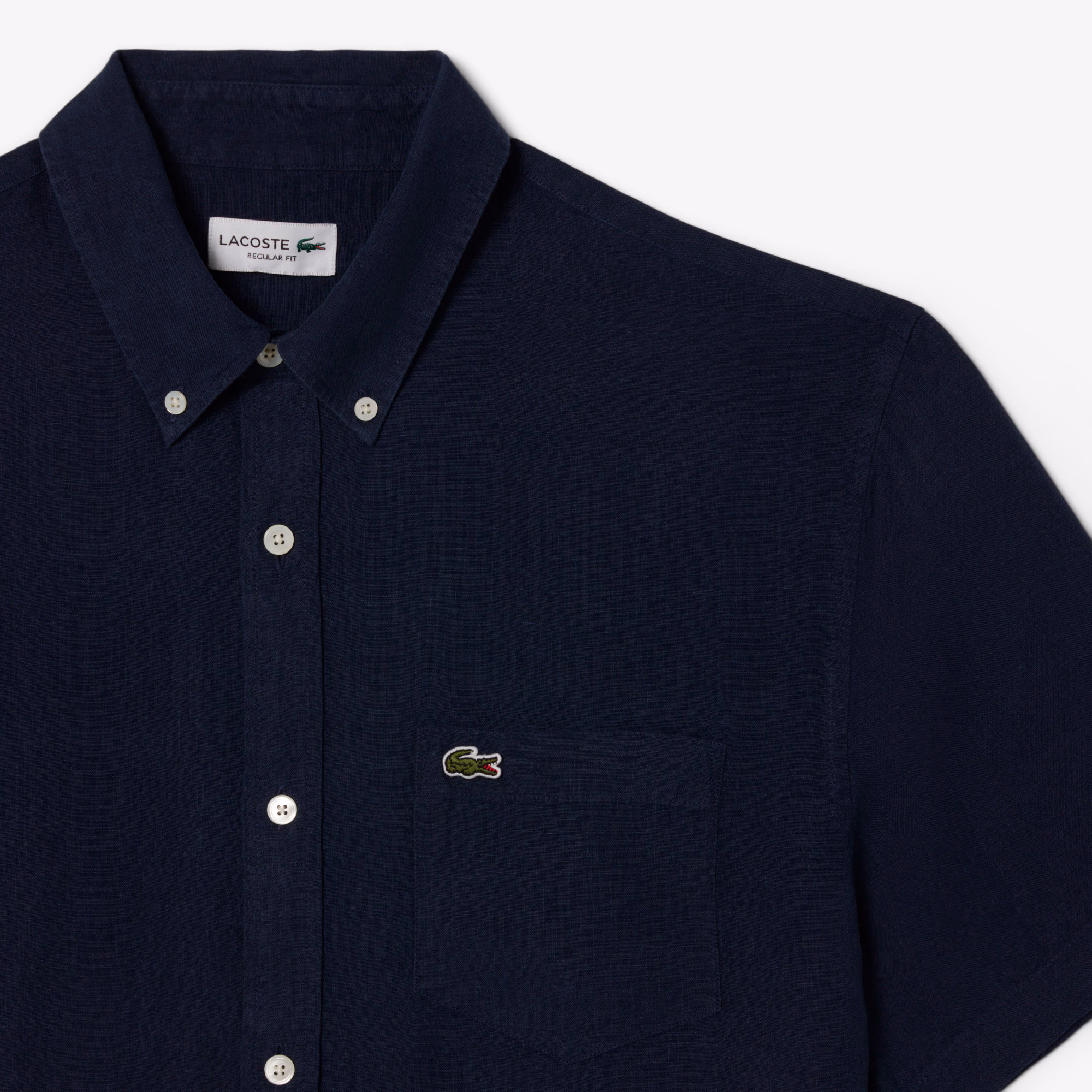 Men's Short Sleeve Linen Shirt