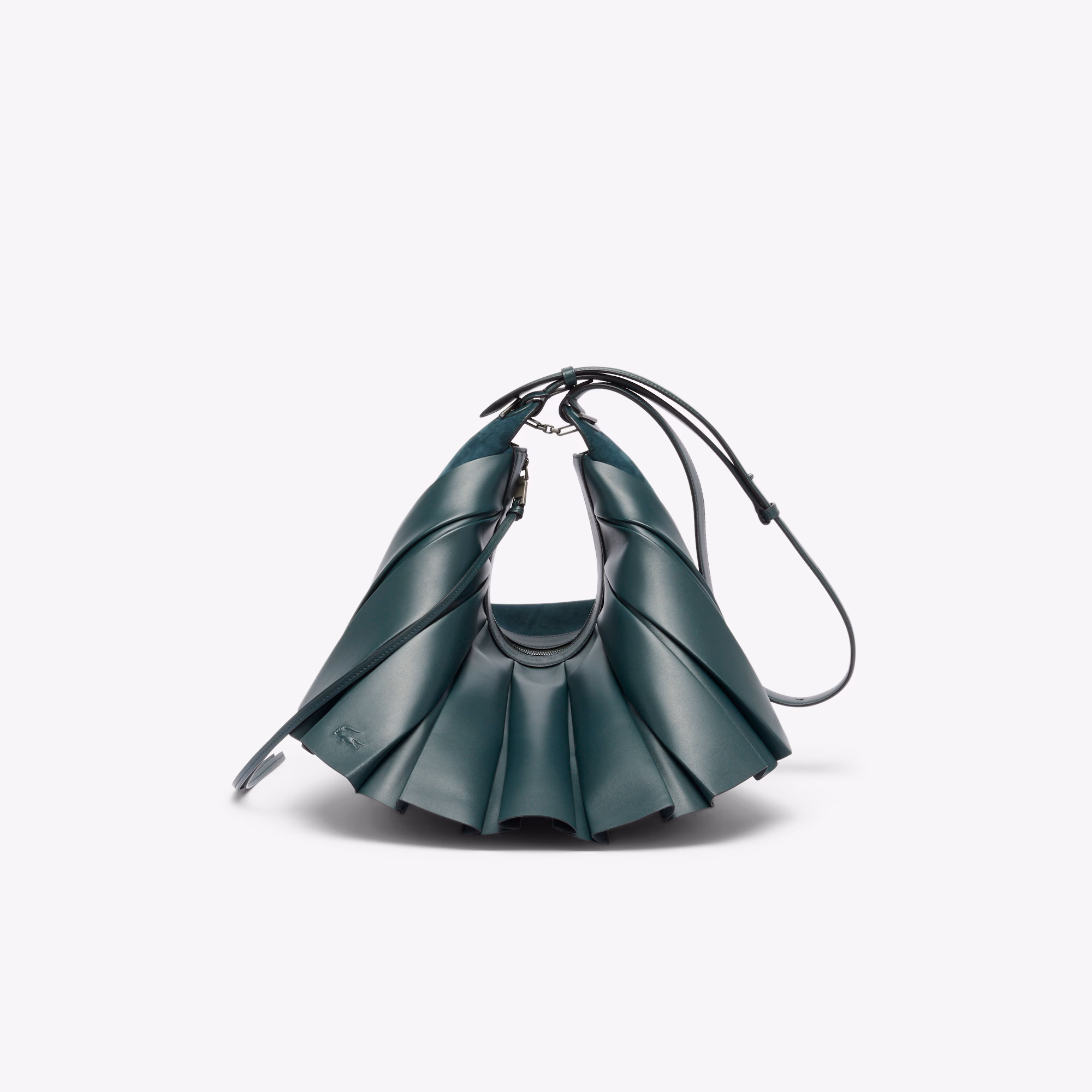 Runway XL Lenglen Suede Leather Hobo Bag