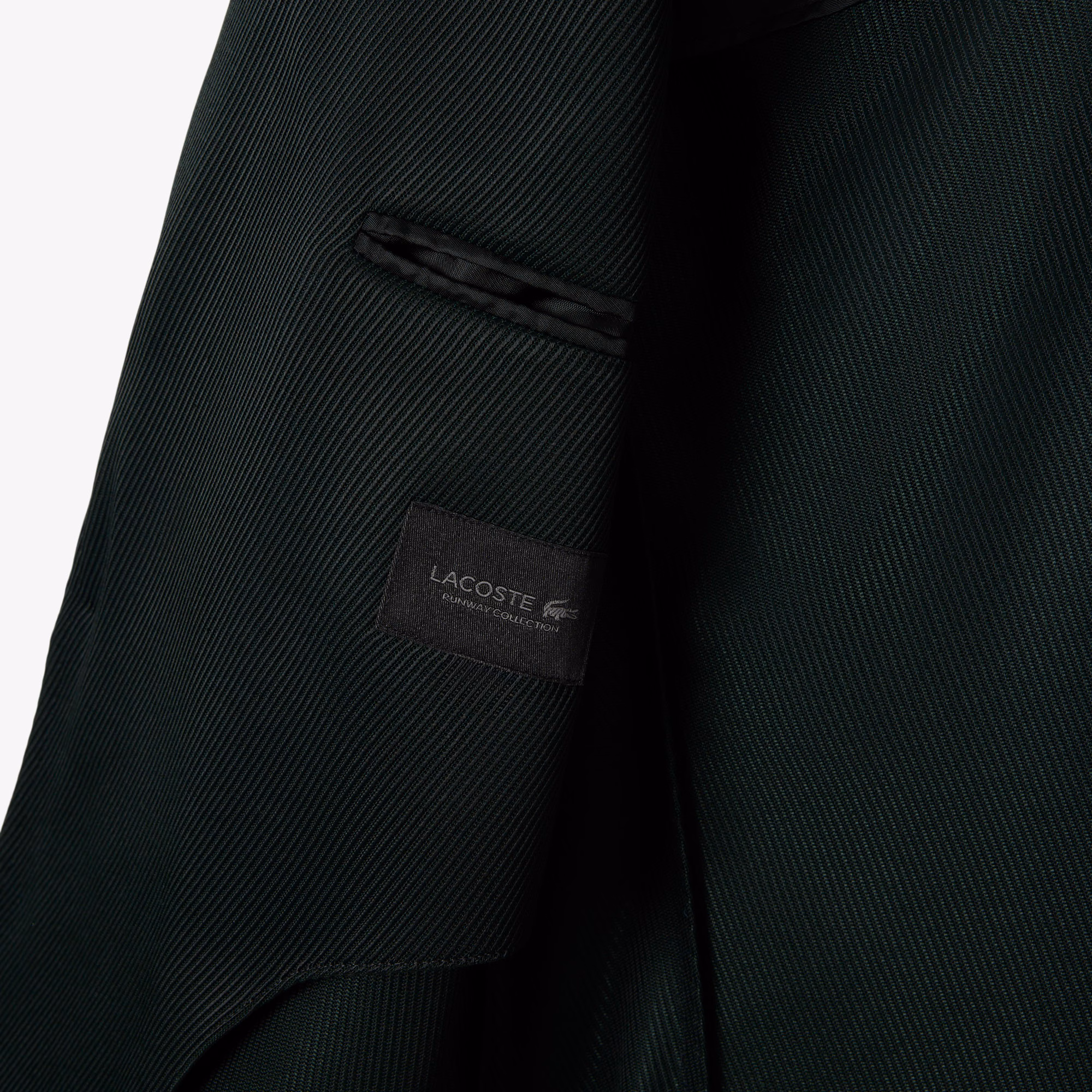 Runway Satin Shawl Neck Blazer